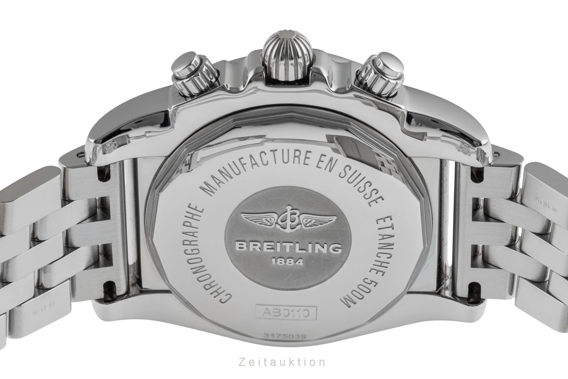 Breitling Chronomat 44 chronograph steel automatic men's watch AB011012/BD89  [2502919] - Image 11