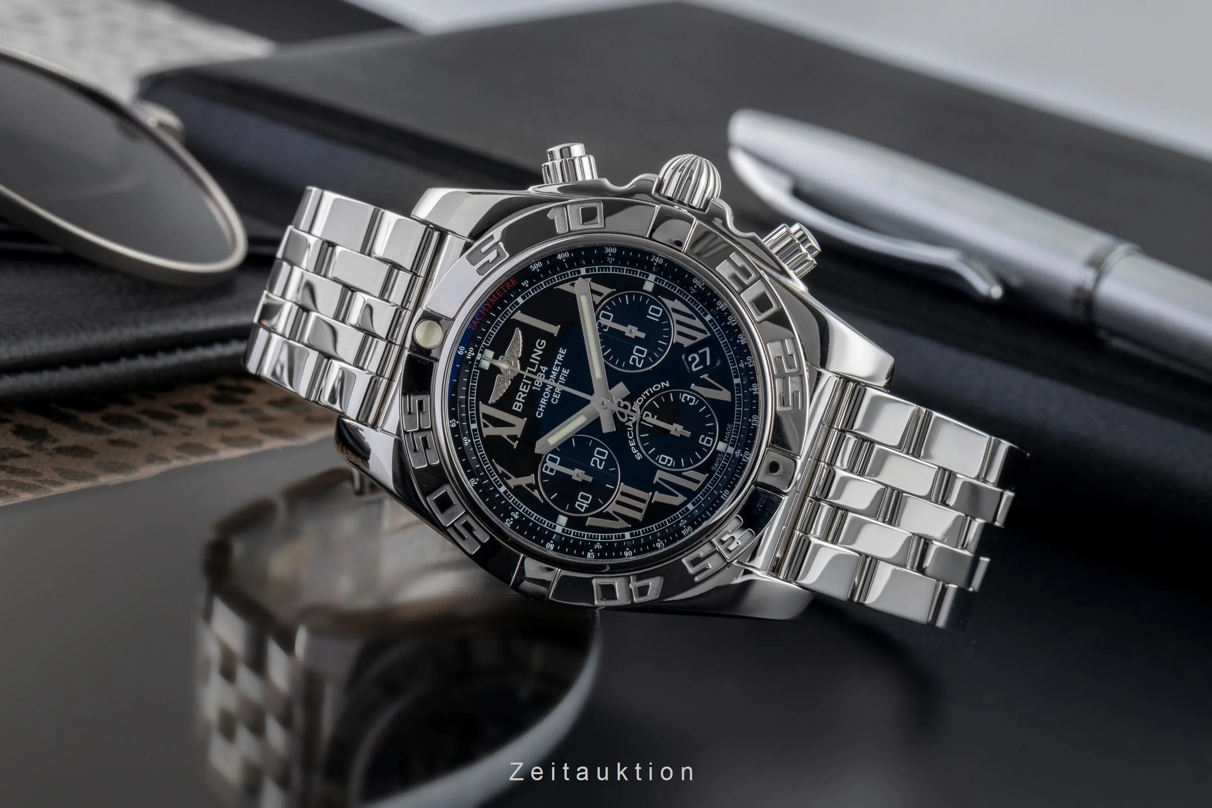 Breitling Chronomat 44 chronograph steel automatic men's watch AB011012/BD89  [2502919] - Image 3