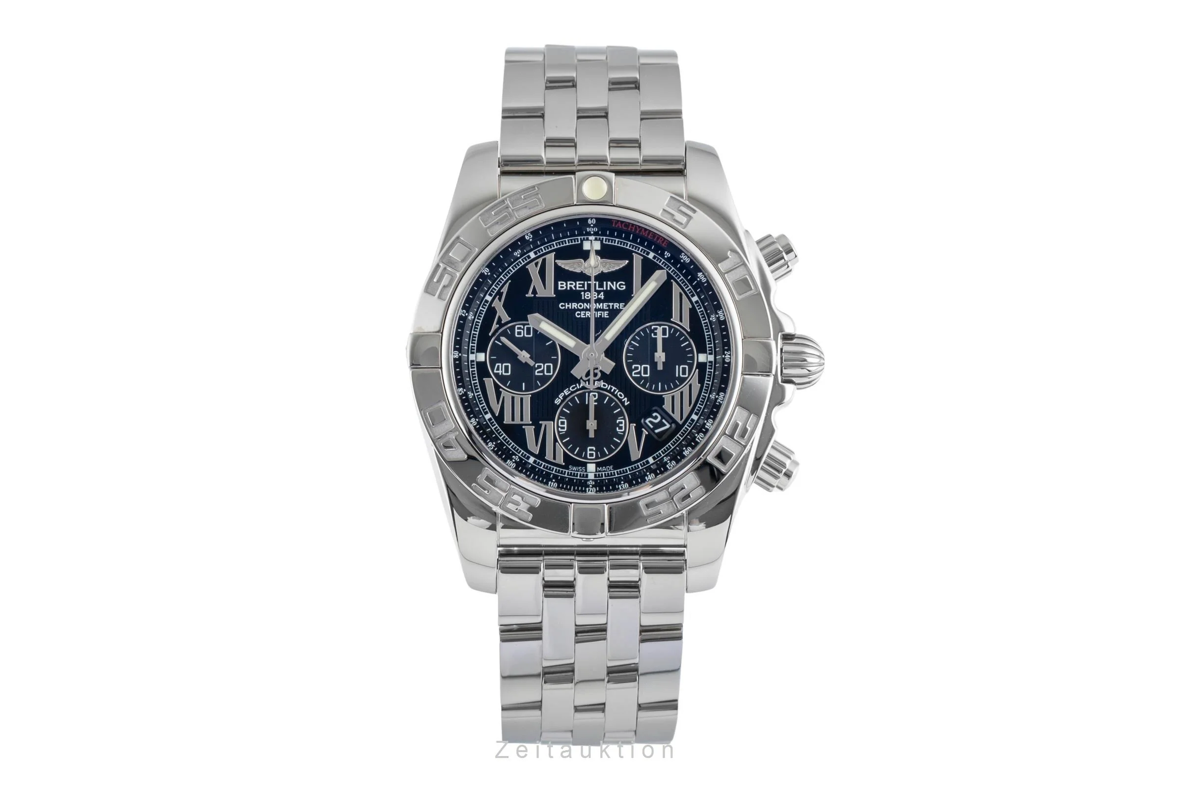 Breitling Chronomat 44 chronograph steel automatic men's watch AB011012/BD89  [2502919] - Image 5