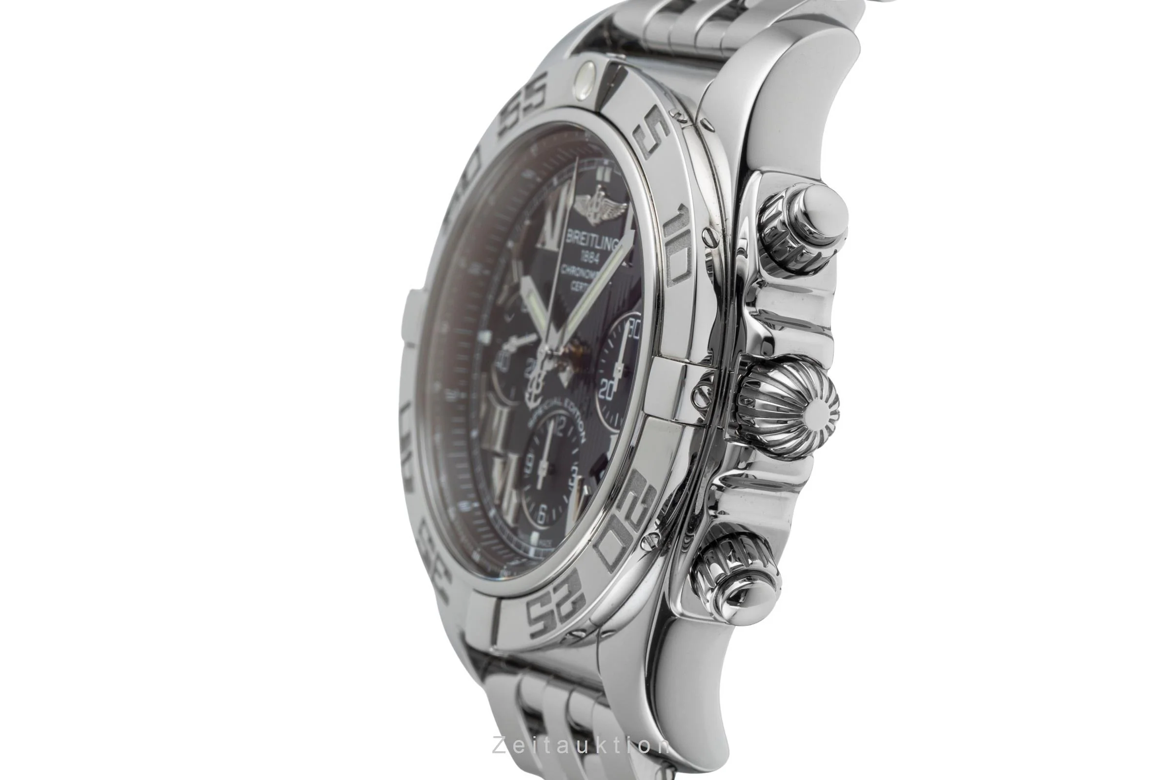 Breitling Chronomat 44 chronograph steel automatic men's watch AB011012/BD89  [2502919] - Image 7
