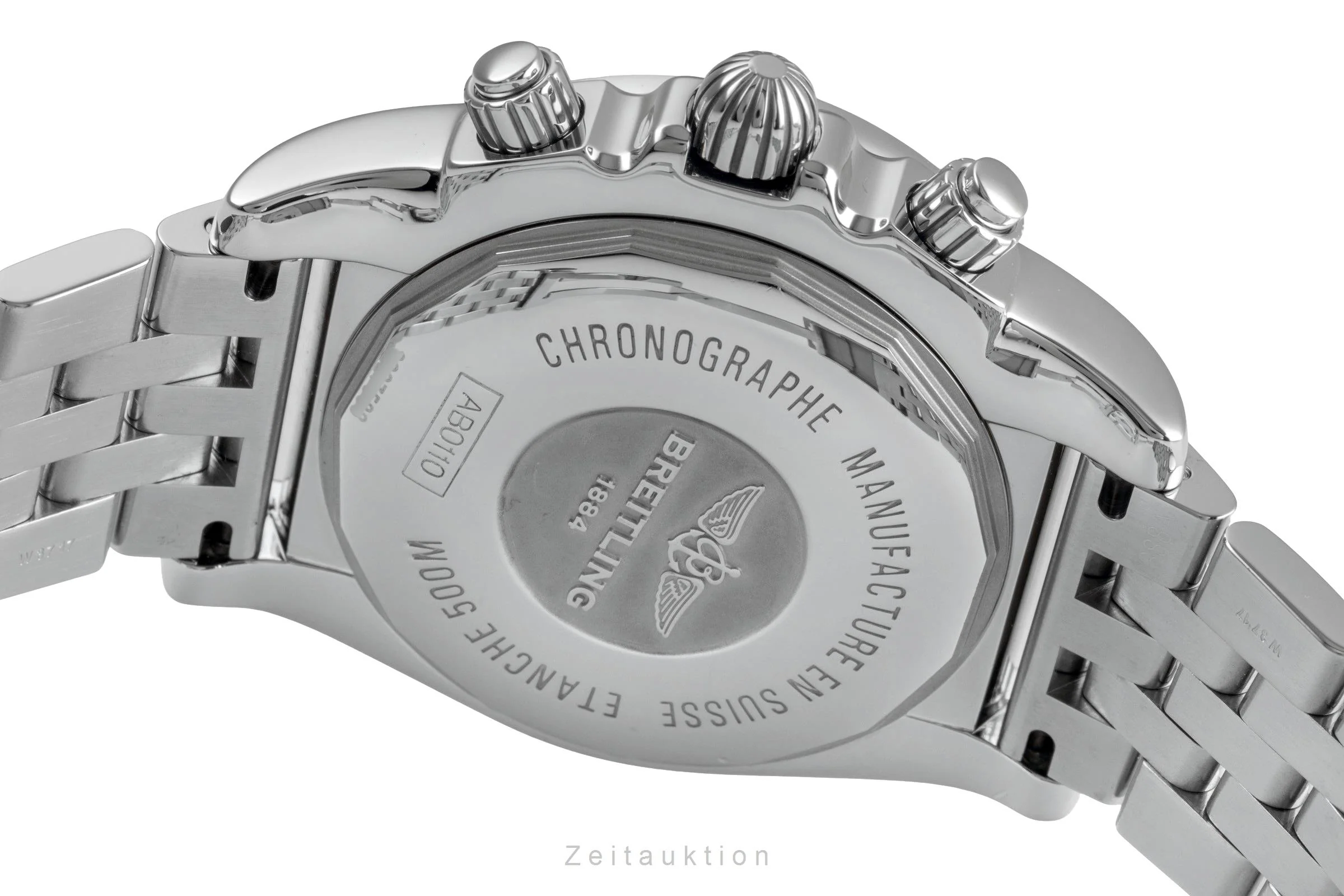 Breitling Chronomat 44 chronograph steel automatic men's watch AB011012/BD89  [2503510] - Image 13