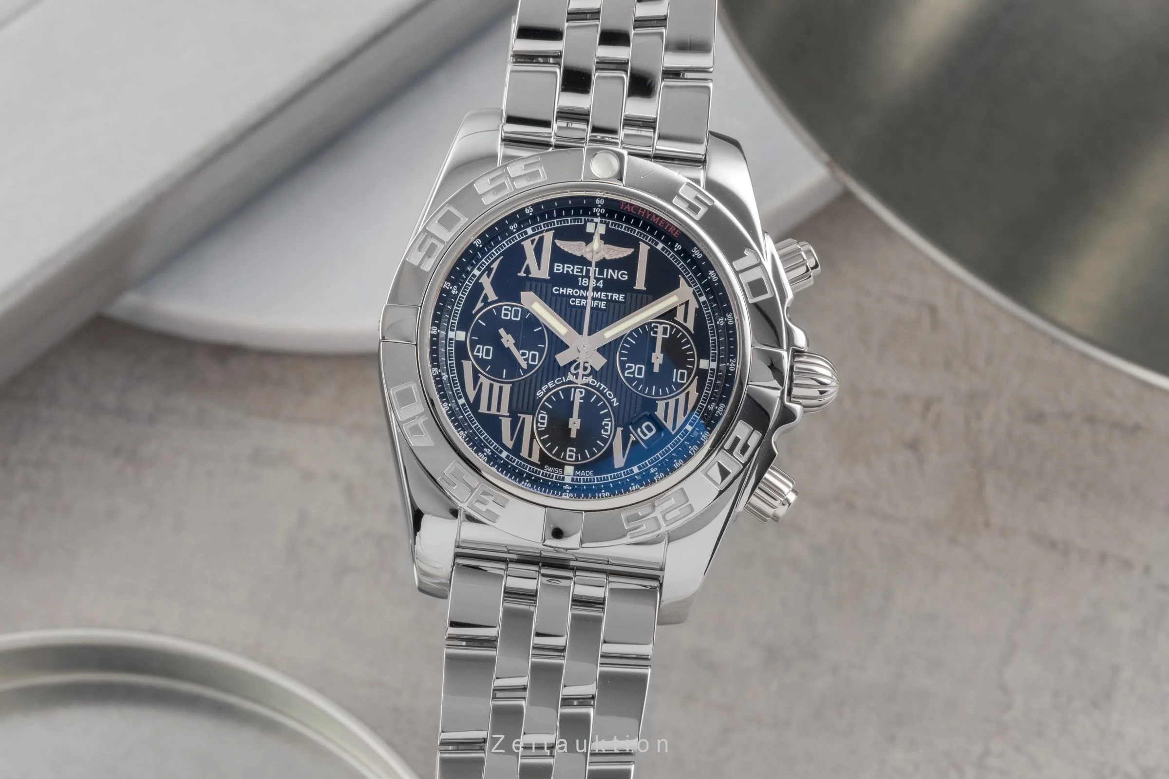 Breitling Chronomat 44 chronograph steel automatic men's watch AB011012/BD89  [2503510] - Image 2