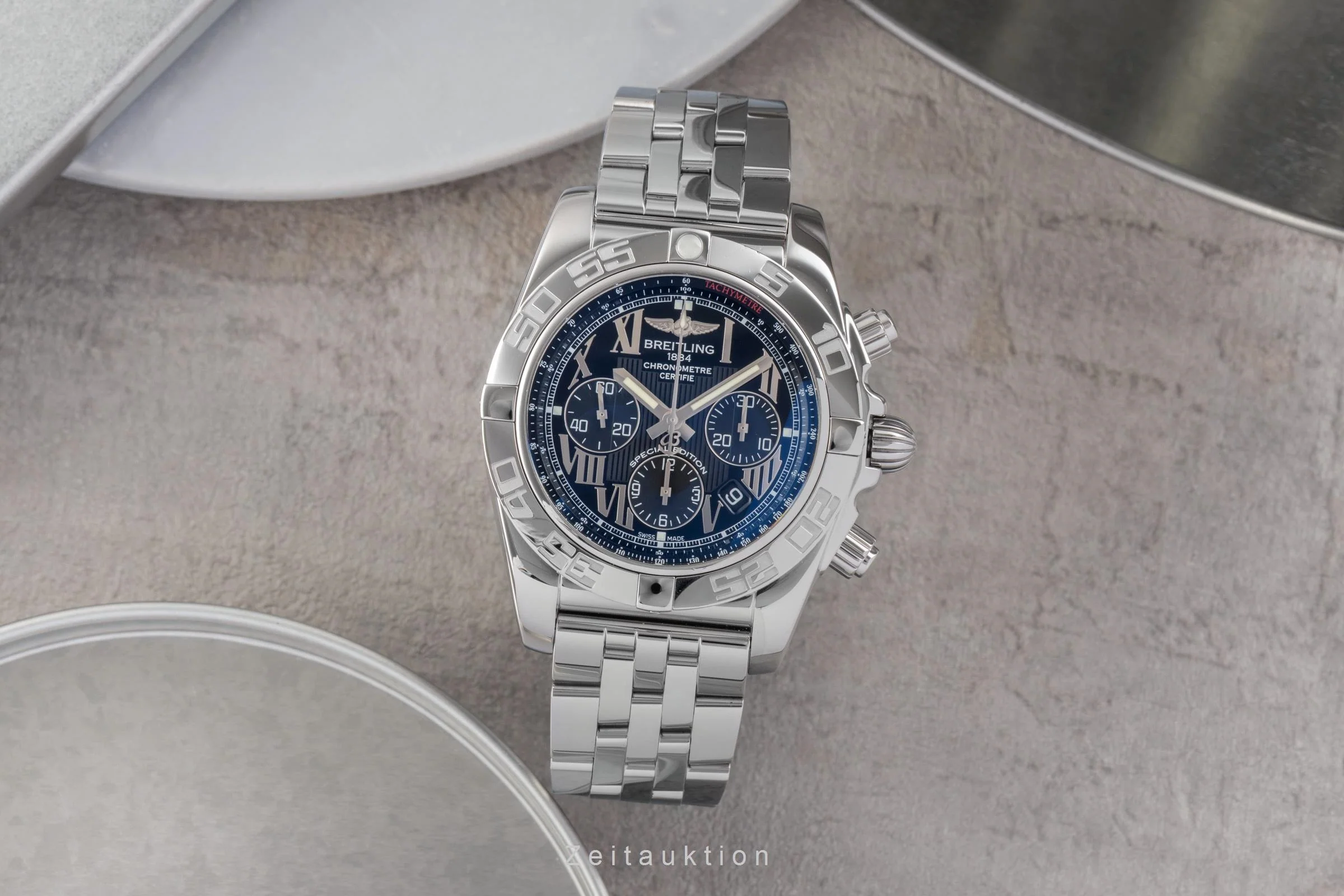 Breitling Chronomat 44 chronograph steel automatic men's watch AB011012/BD89  [2503510] - Image 4