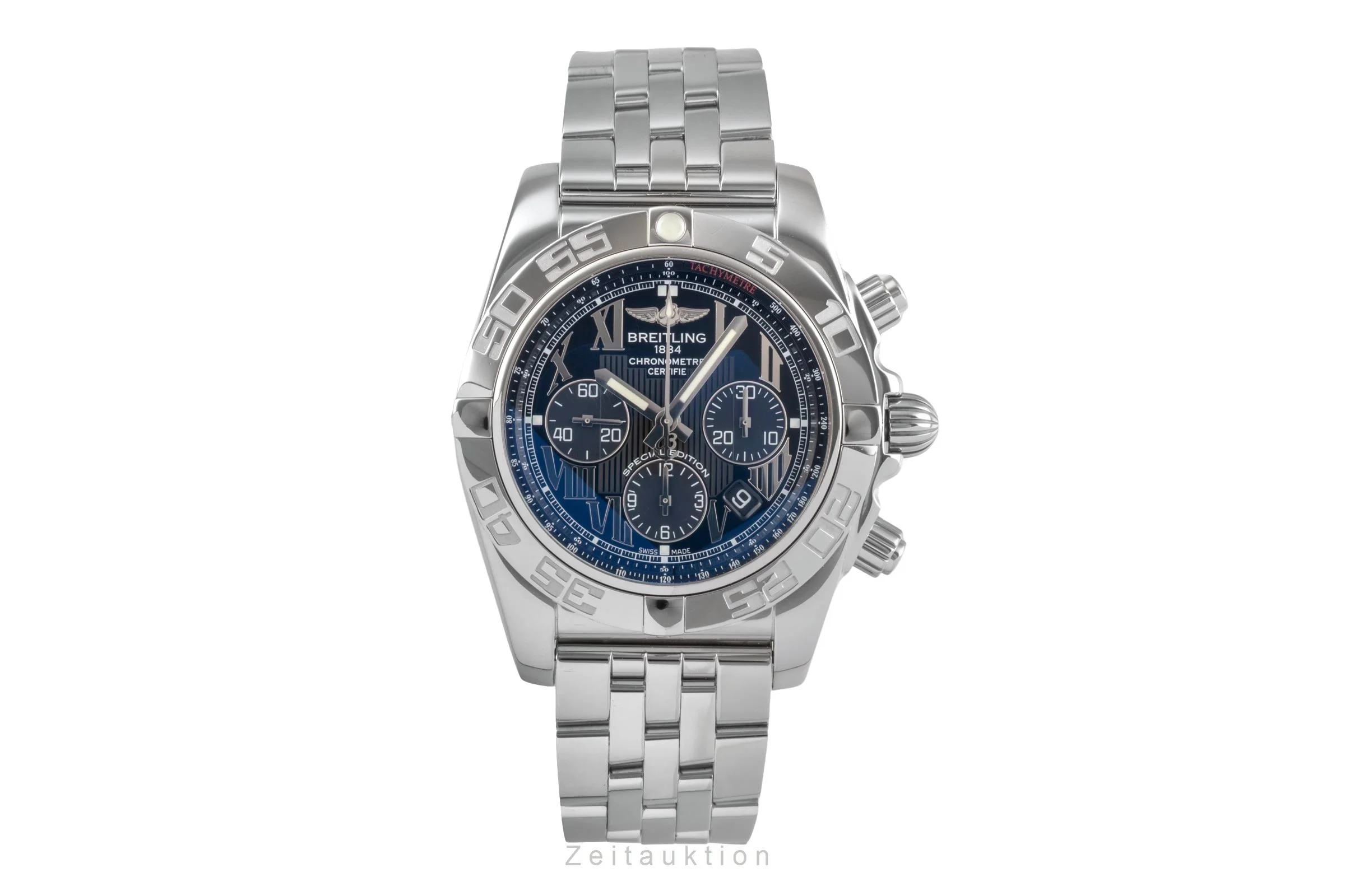 Breitling Chronomat 44 chronograph steel automatic men's watch AB011012/BD89  [2503510] - Image 5
