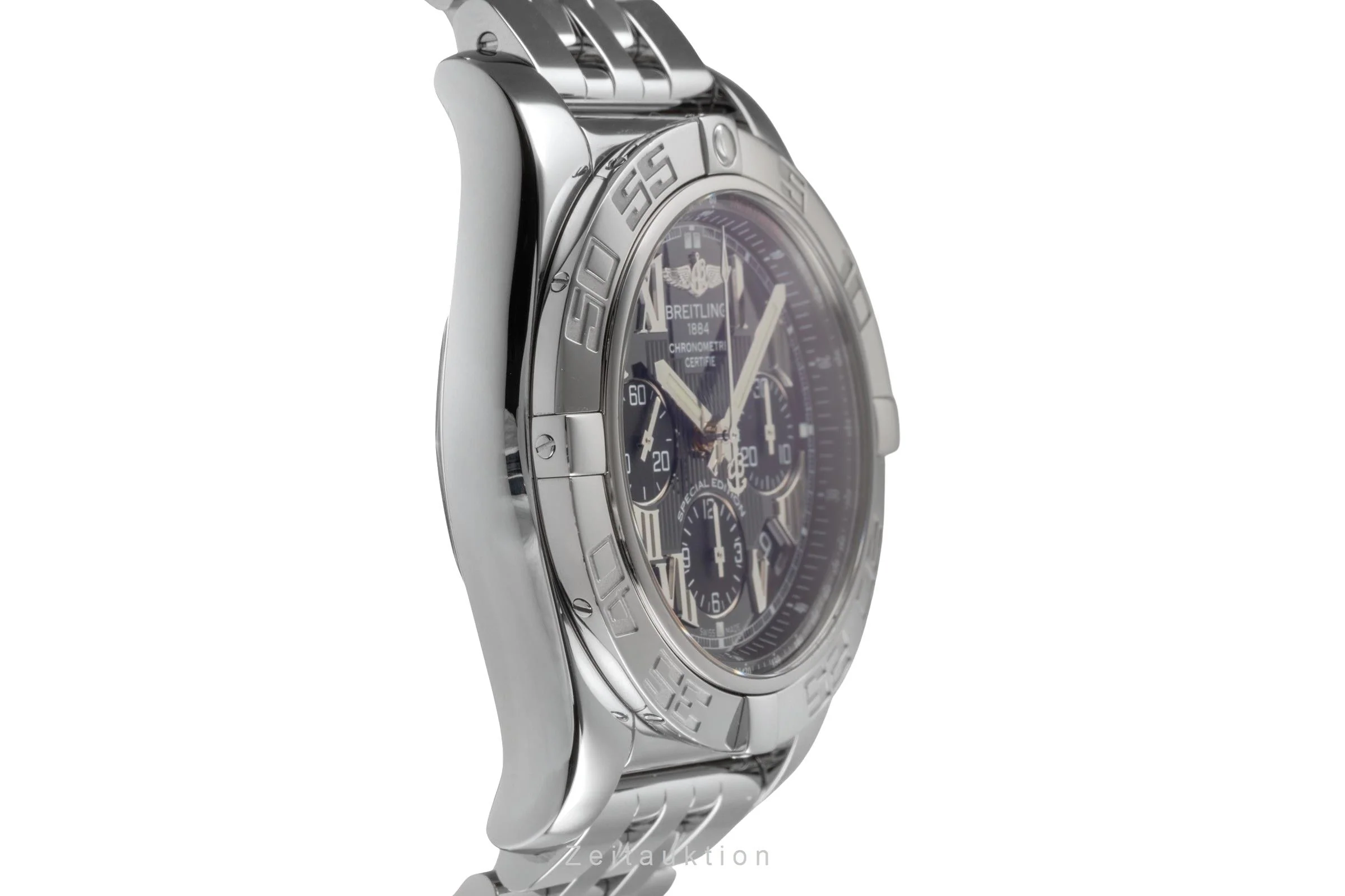 Breitling Chronomat 44 chronograph steel automatic men's watch AB011012/BD89  [2503510] - Image 8