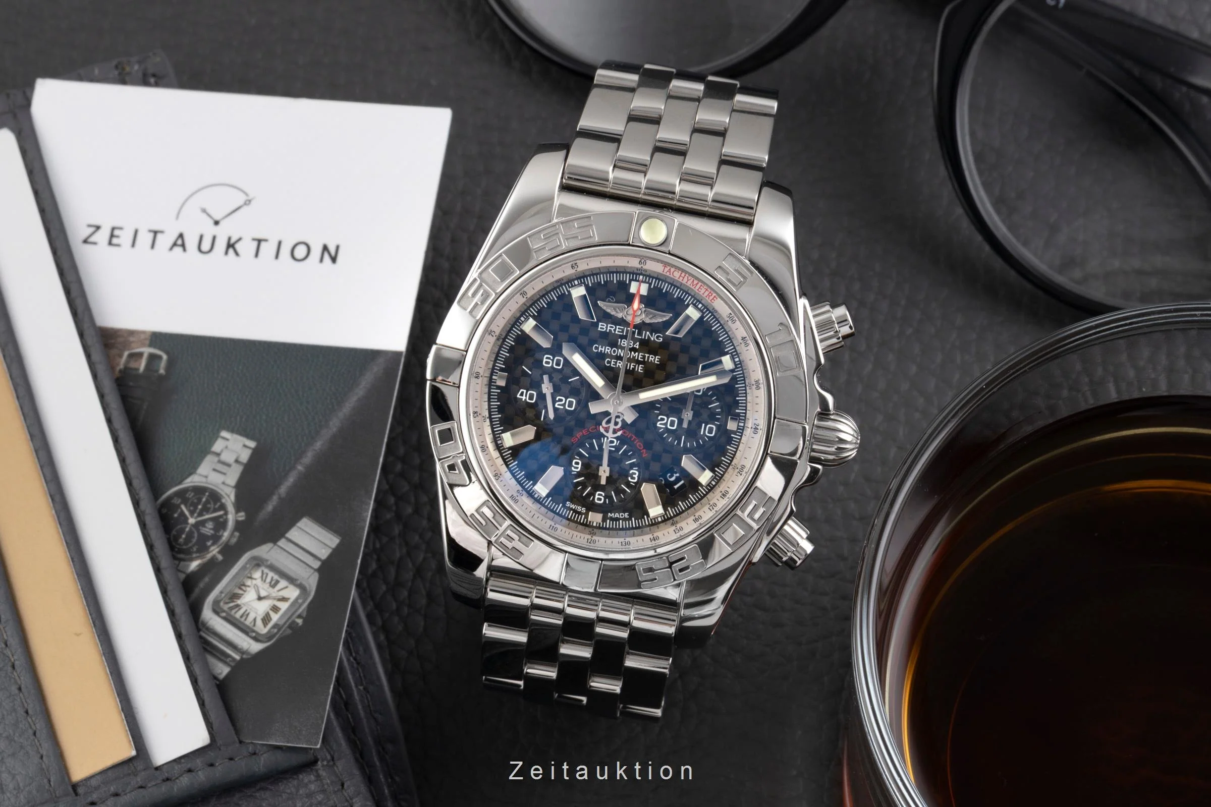 Breitling Chronomat 44 chronograph steel automatic men's watch AB011012/BE69/388A  [2600304] - Image 4
