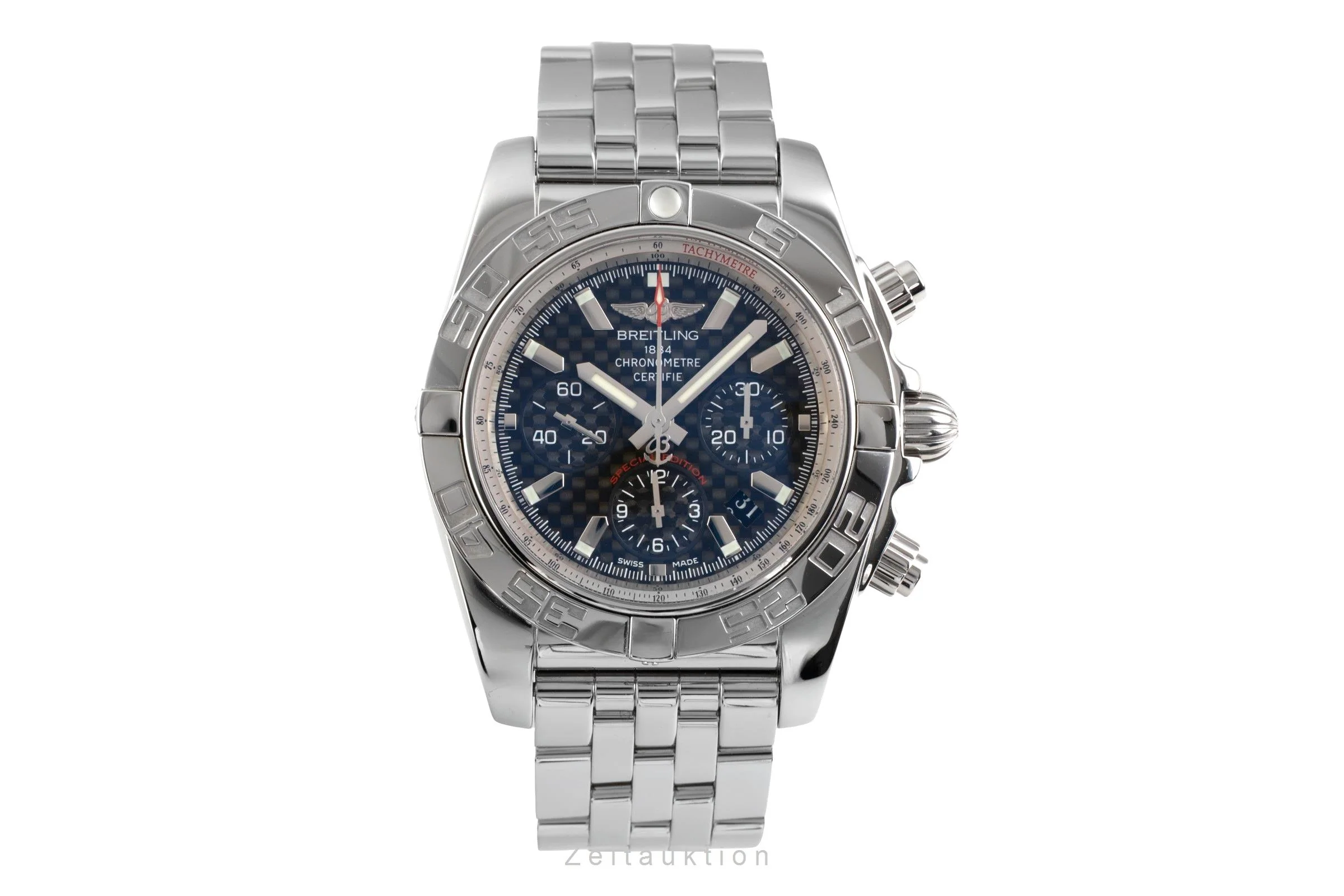 Breitling Chronomat 44 chronograph steel automatic men's watch AB011012/BE69/388A  [2600304] - Image 5