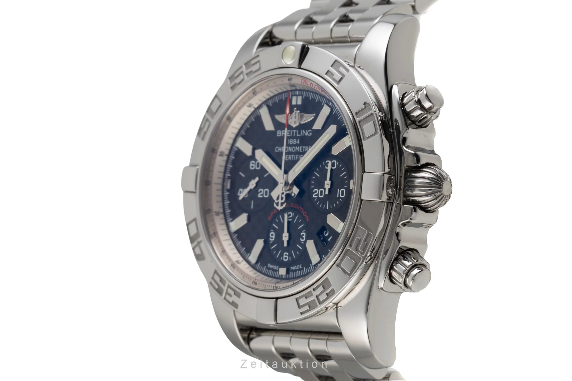 Breitling Chronomat 44 chronograph steel automatic men's watch AB011012/BE69/388A  [2600304] - Image 7