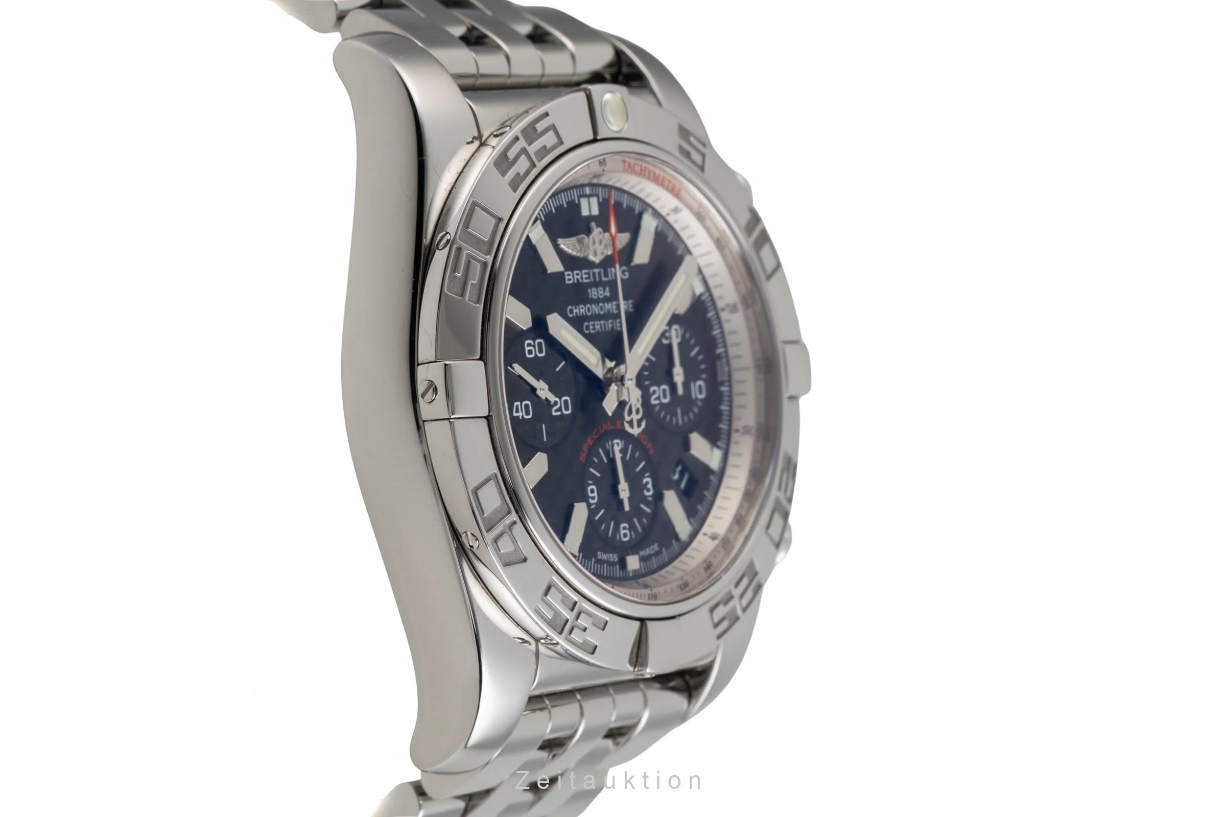 Breitling Chronomat 44 chronograph steel automatic men's watch AB011012/BE69/388A  [2600304] - Image 8