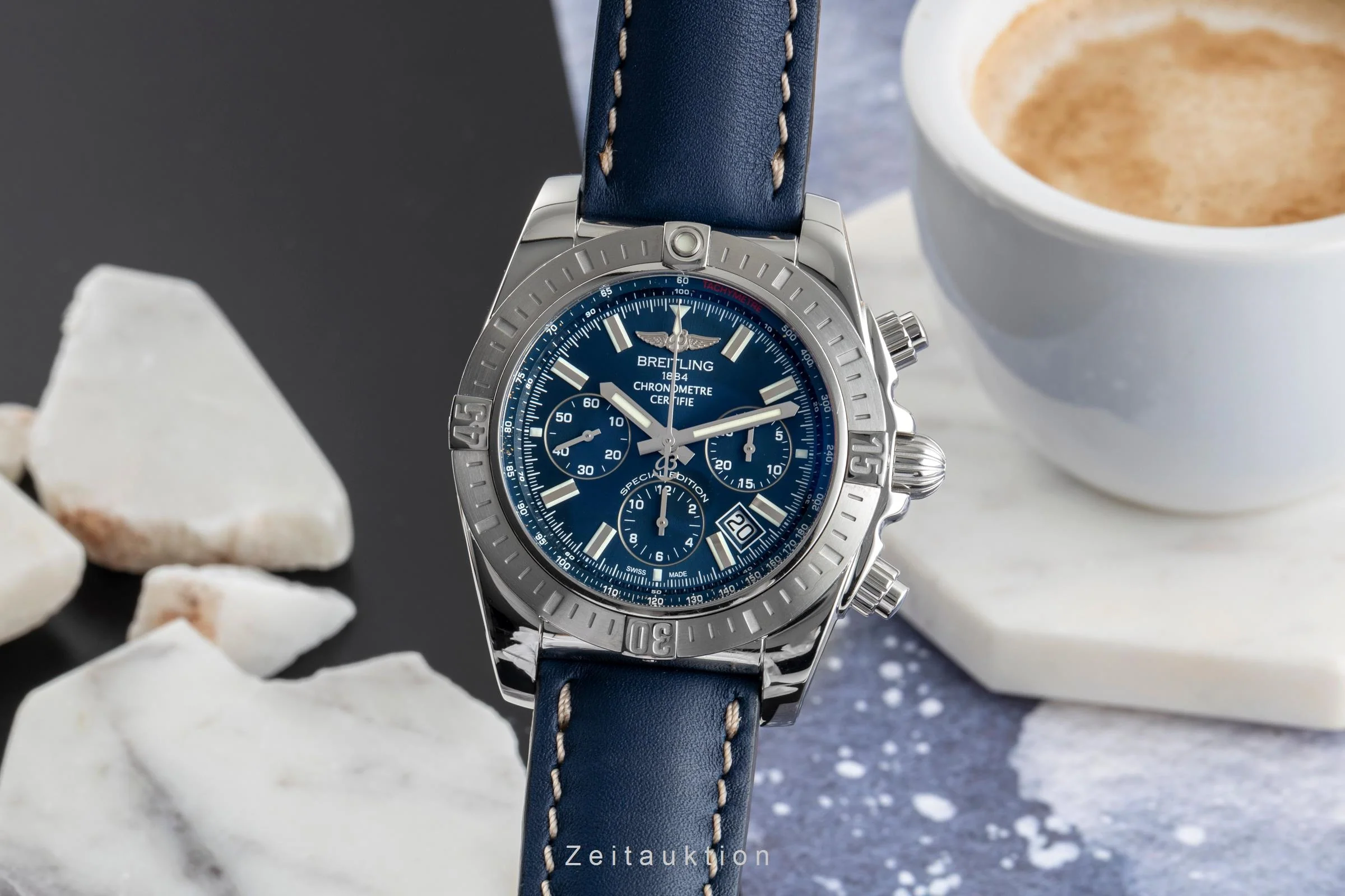 Breitling Chronomat 44 chronograph steel automatic men's watch AB0115  [2503603] - Image 2