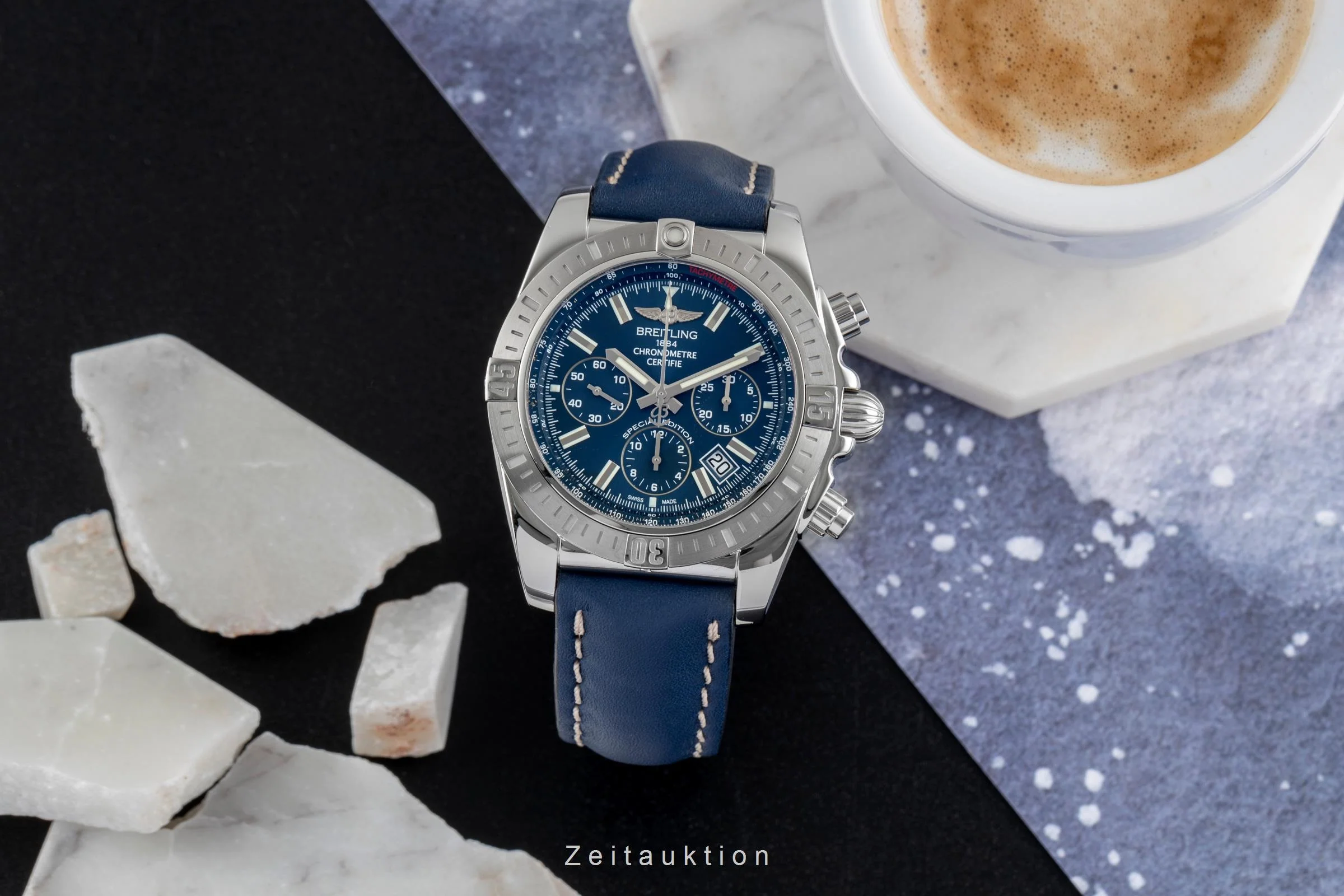 Breitling Chronomat 44 chronograph steel automatic men's watch AB0115  [2503603] - Image 4