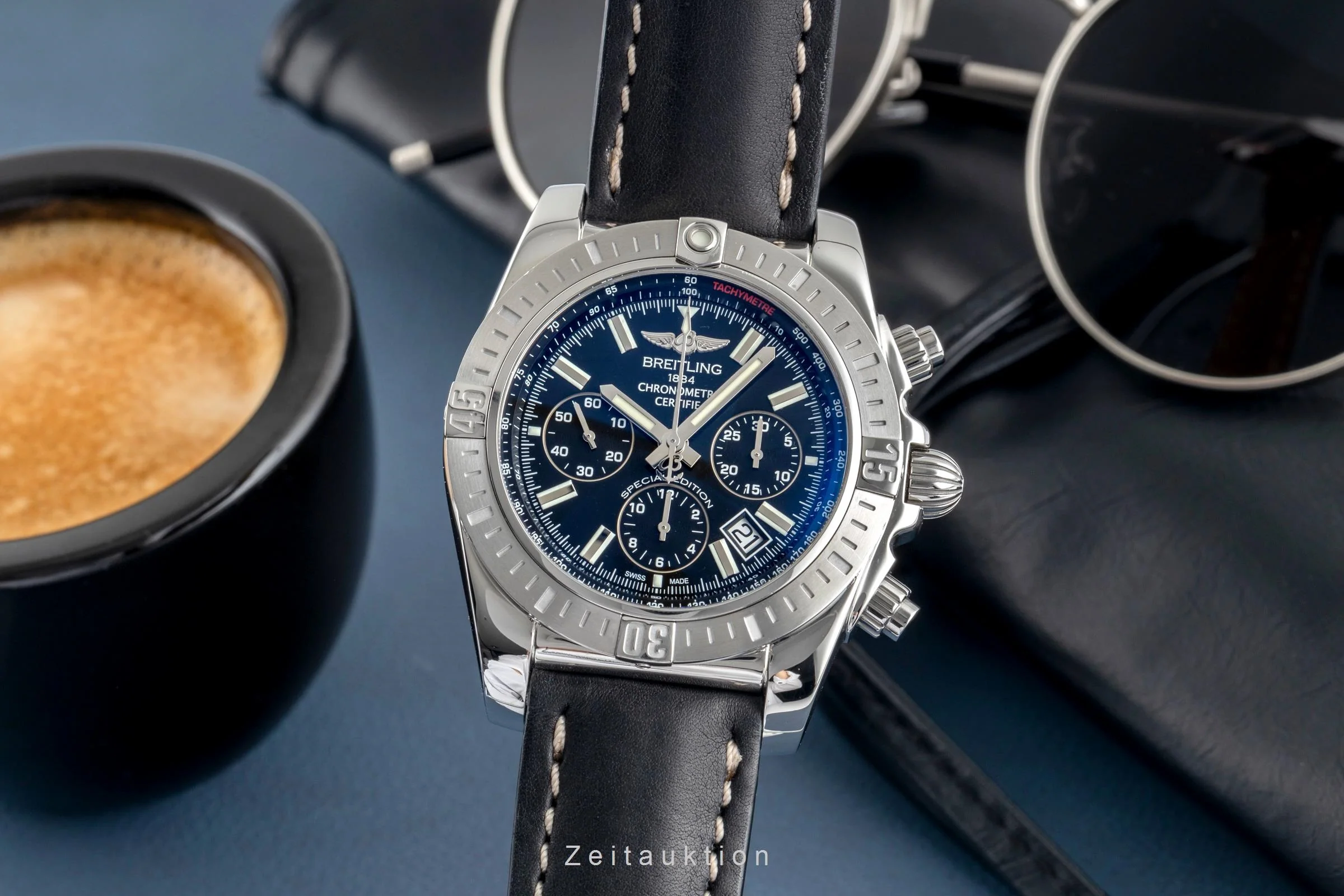 Breitling Chronomat 44 chronograph steel automatic men's watch AB0115  [2503604] - Image 2