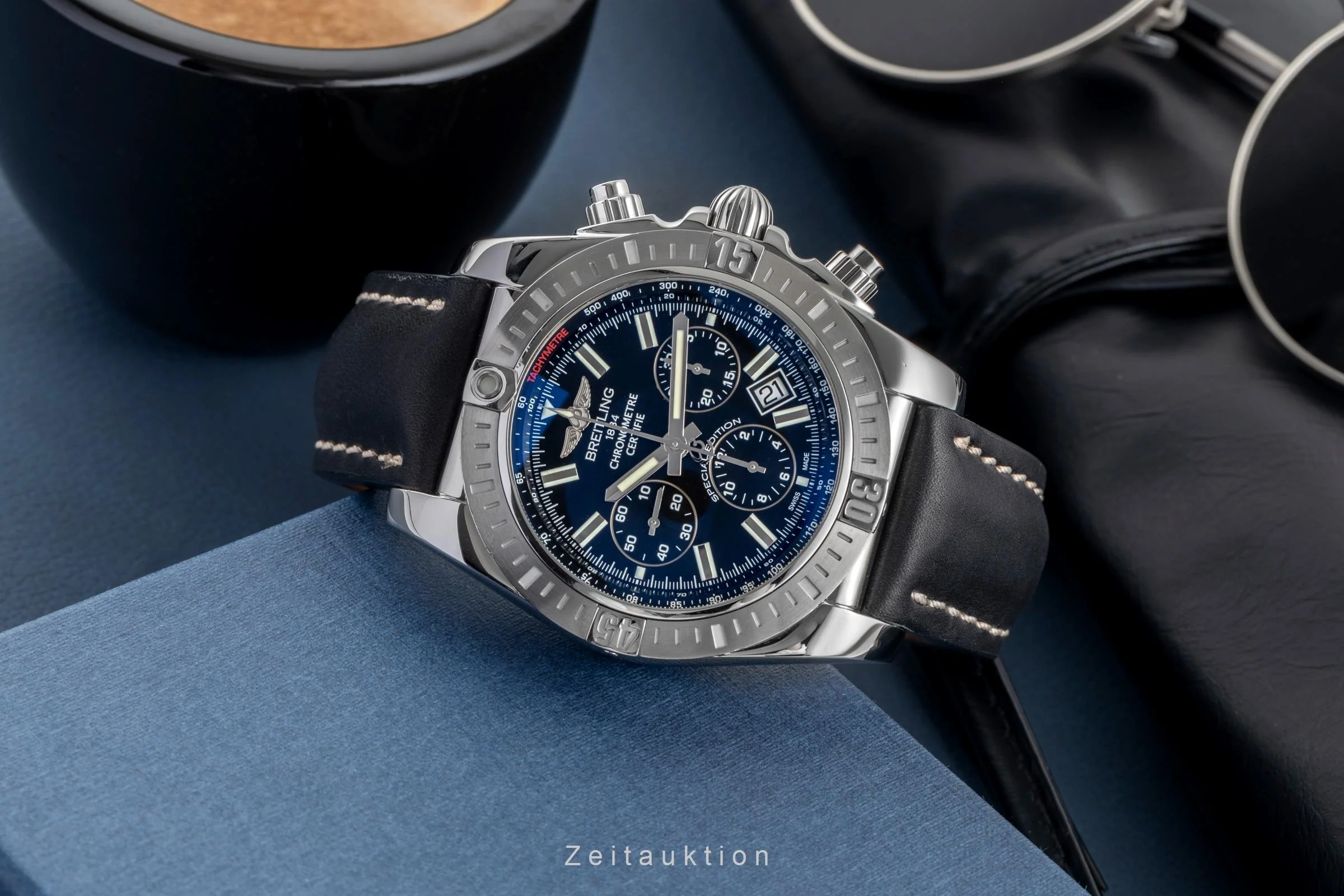 Breitling Chronomat 44 chronograph steel automatic men's watch AB0115  [2503604] - Image 3