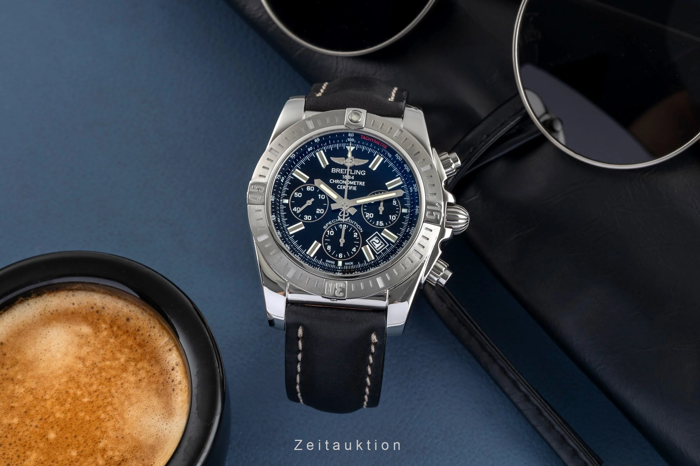 Breitling Chronomat 44 chronograph steel automatic men's watch AB0115  [2503604] - Image 4