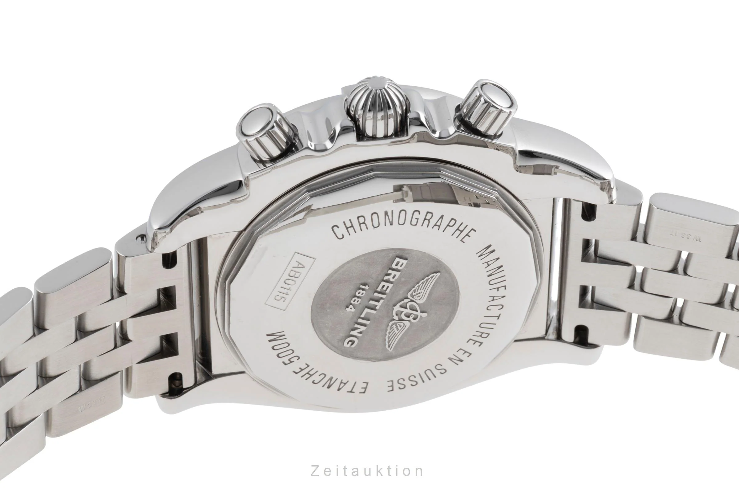 Breitling Chronomat 44 chronograph steel automatic men's watch AB011511/BF70  [2503309] - Image 11