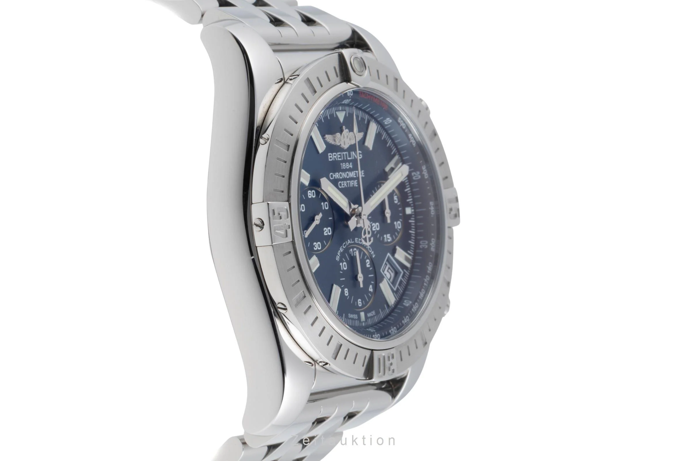 Breitling Chronomat 44 chronograph steel automatic men's watch AB011511/BF70  [2503309] - Image 8