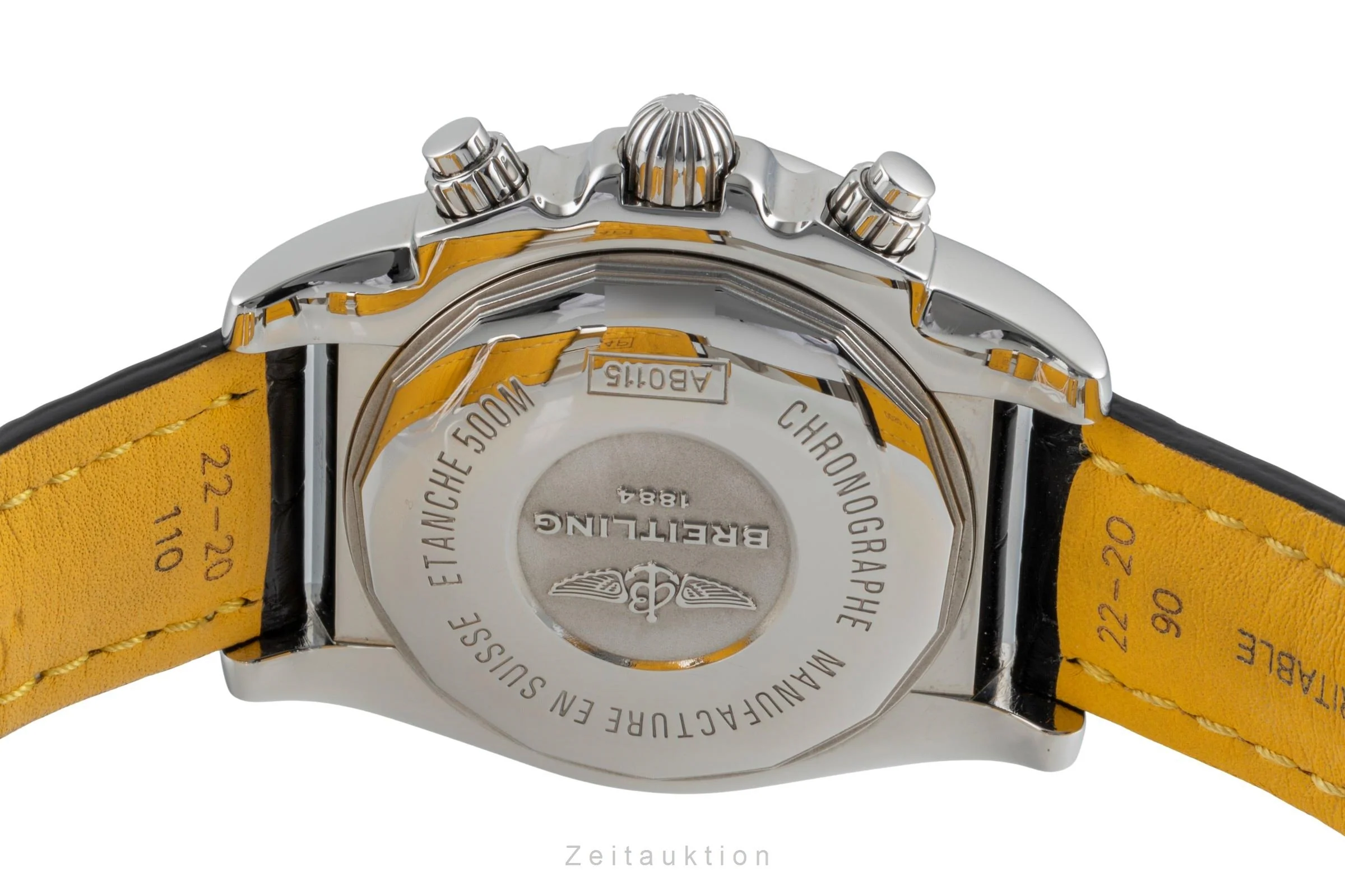 Breitling Chronomat 44 chronograph steel automatic men's watch AB011511/BF70  [2506424] - Image 12