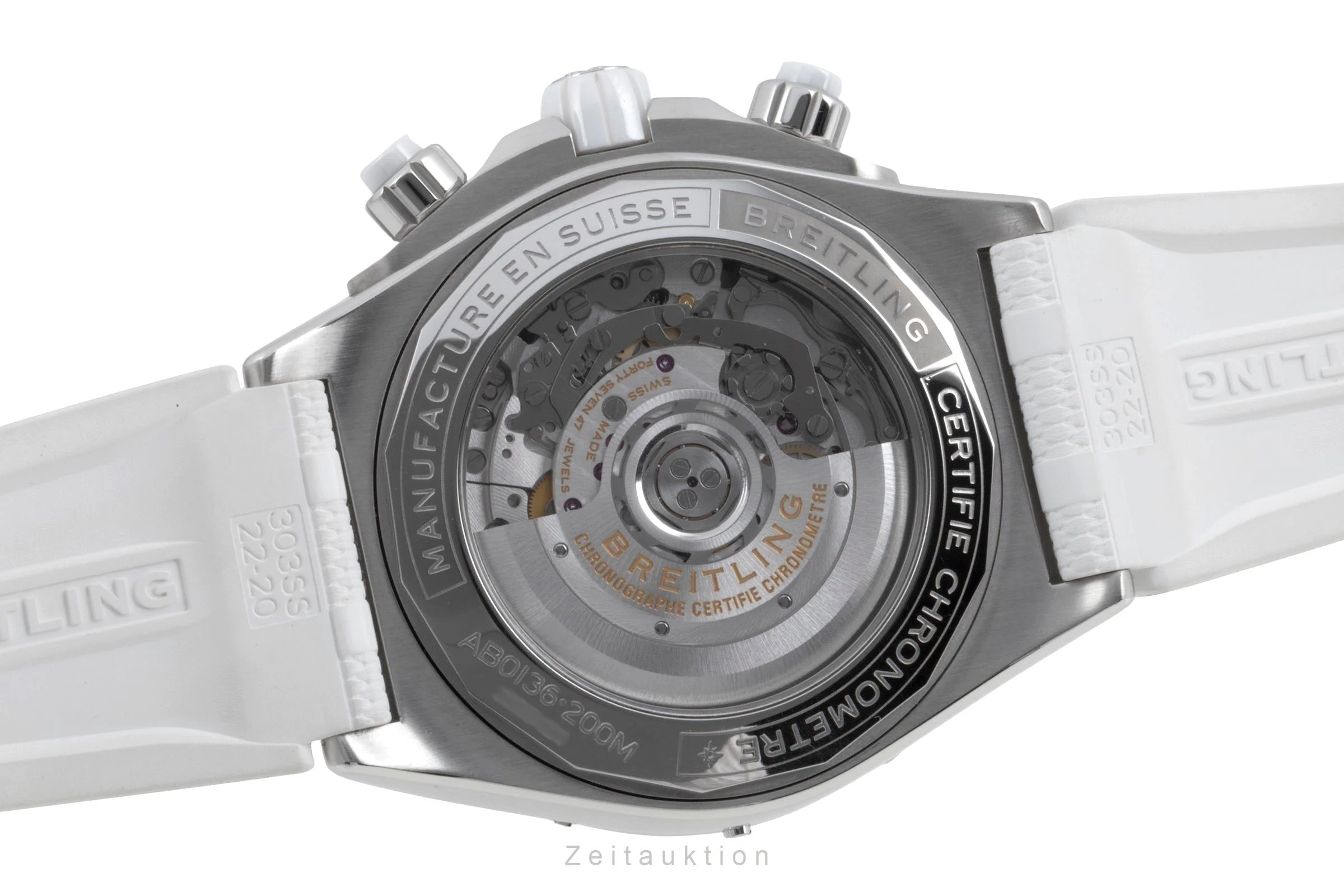Breitling Chronomat 44 chronograph steel automatic men's watch AB0136  [2505471] - Image 12