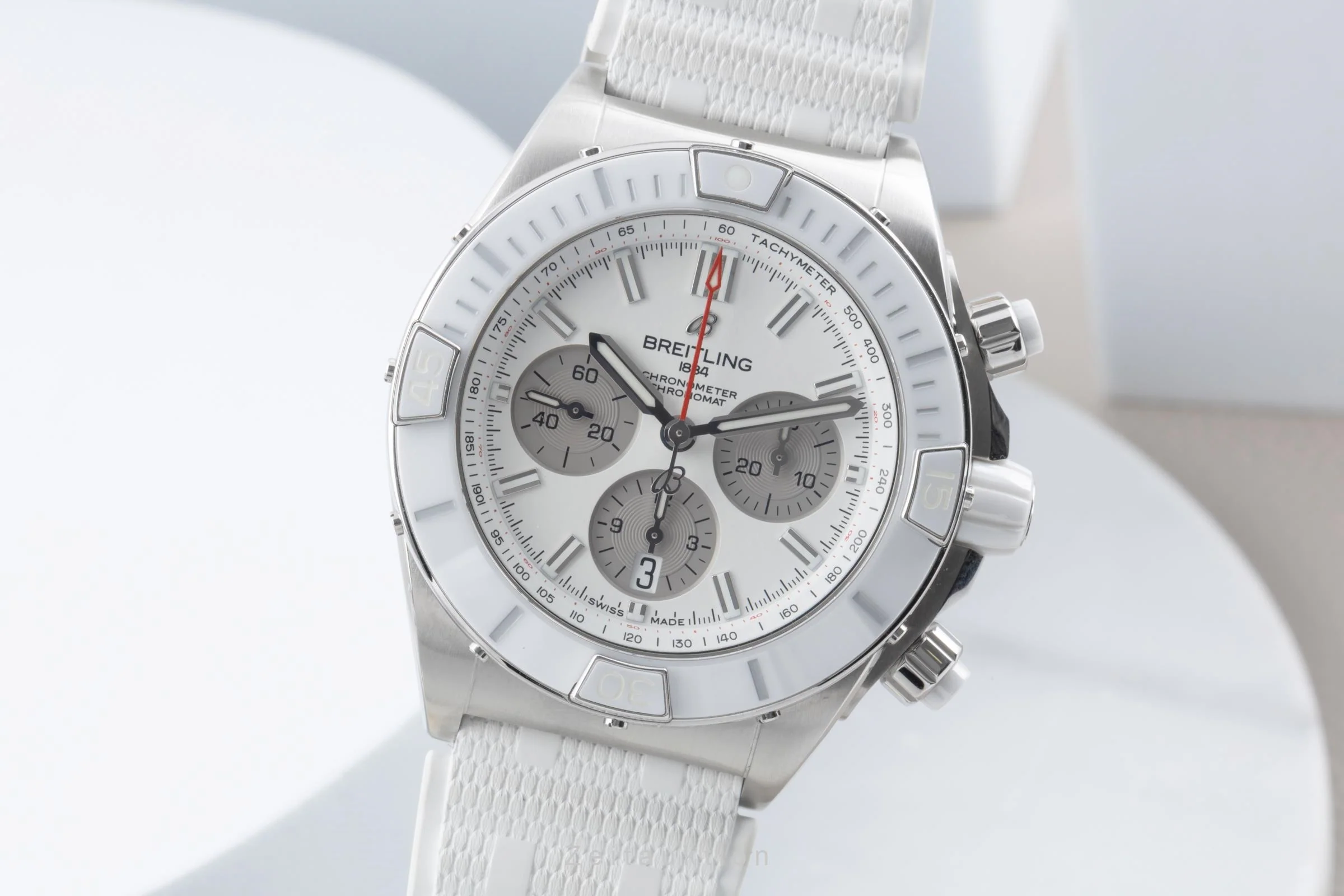 Breitling Chronomat 44 chronograph steel automatic men's watch AB0136  [2505471] - Image 2