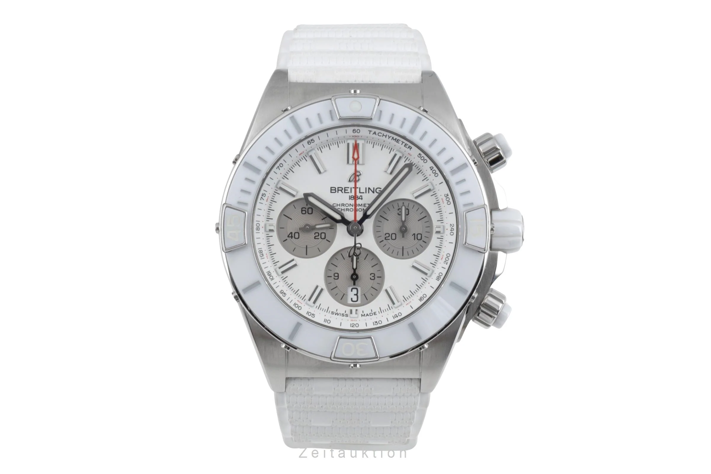 Breitling Chronomat 44 chronograph steel automatic men's watch AB0136  [2505471] - Image 5