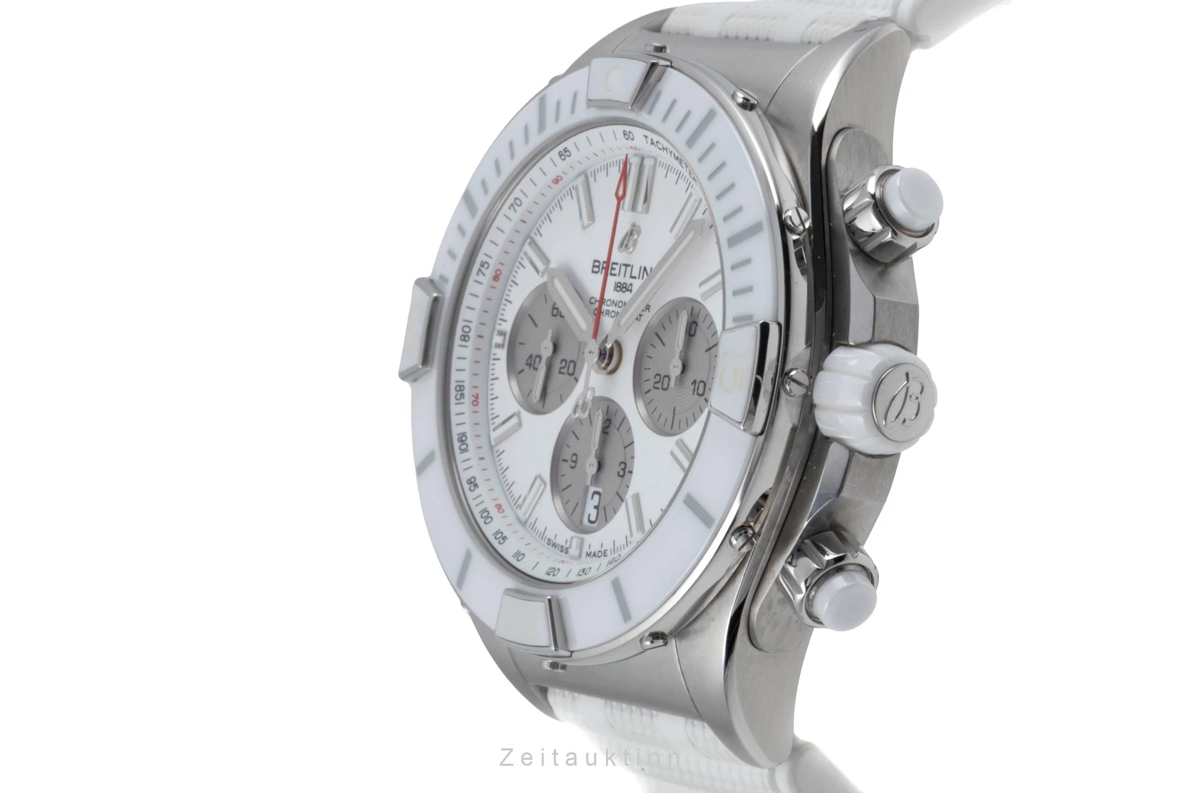 Breitling Chronomat 44 chronograph steel automatic men's watch AB0136  [2505471] - Image 7