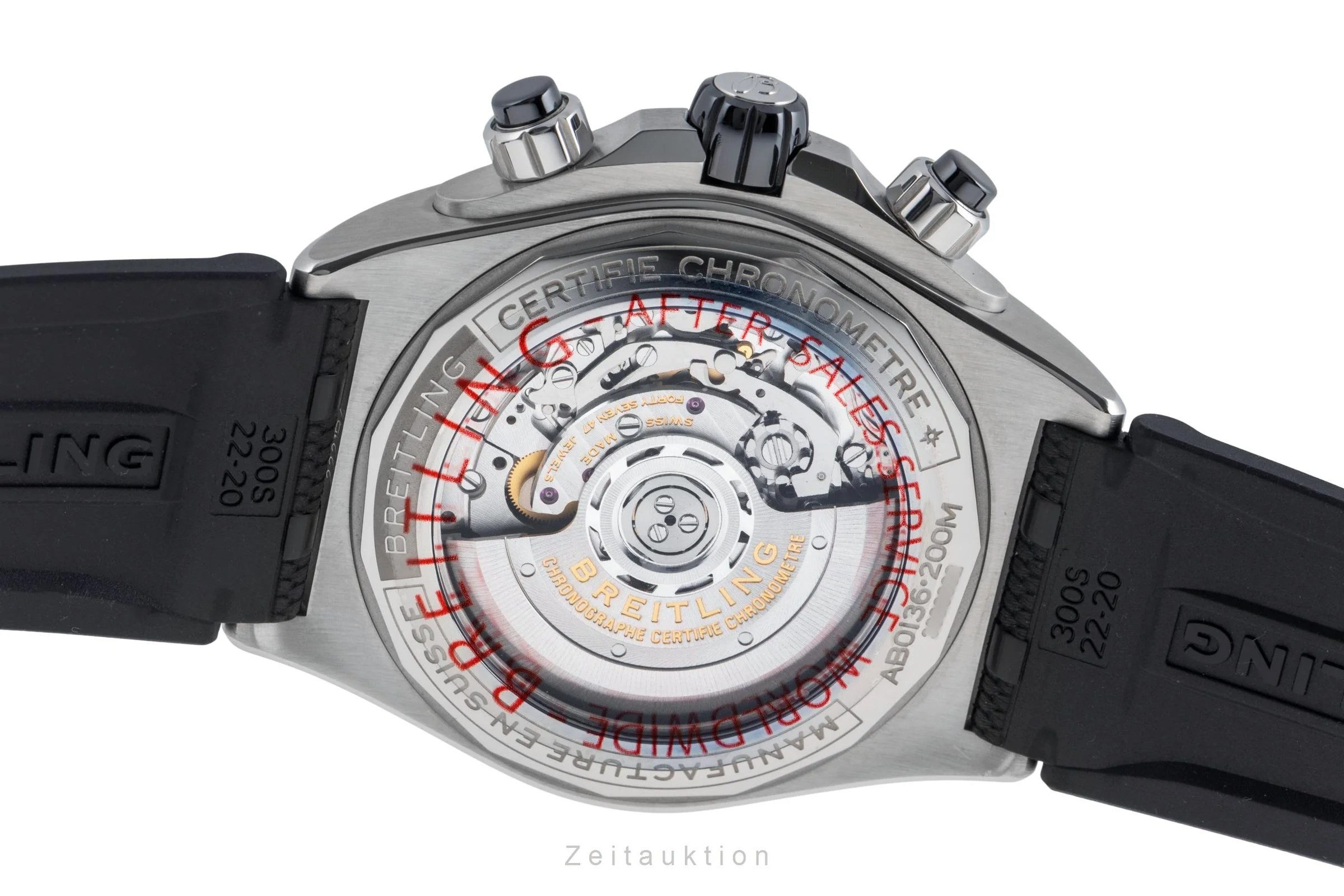 Breitling Chronomat 44 chronograph steel automatic men's watch AB0136251B1S1 LP: 9850EUR  [2502543] - Image 11