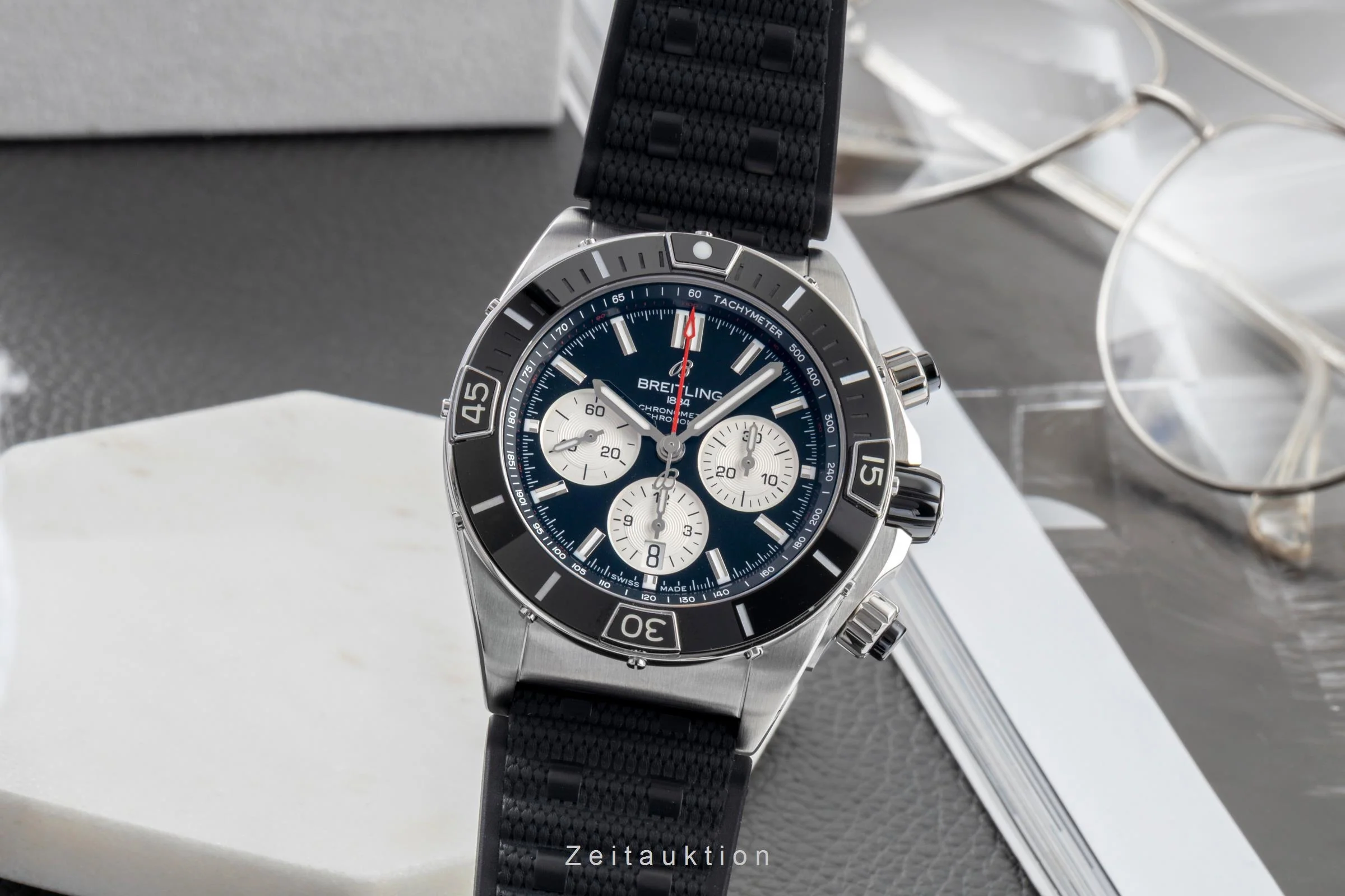 Breitling Chronomat 44 chronograph steel automatic men's watch AB0136251B1S1 LP: 10000EUR  [2600258] - Image 2