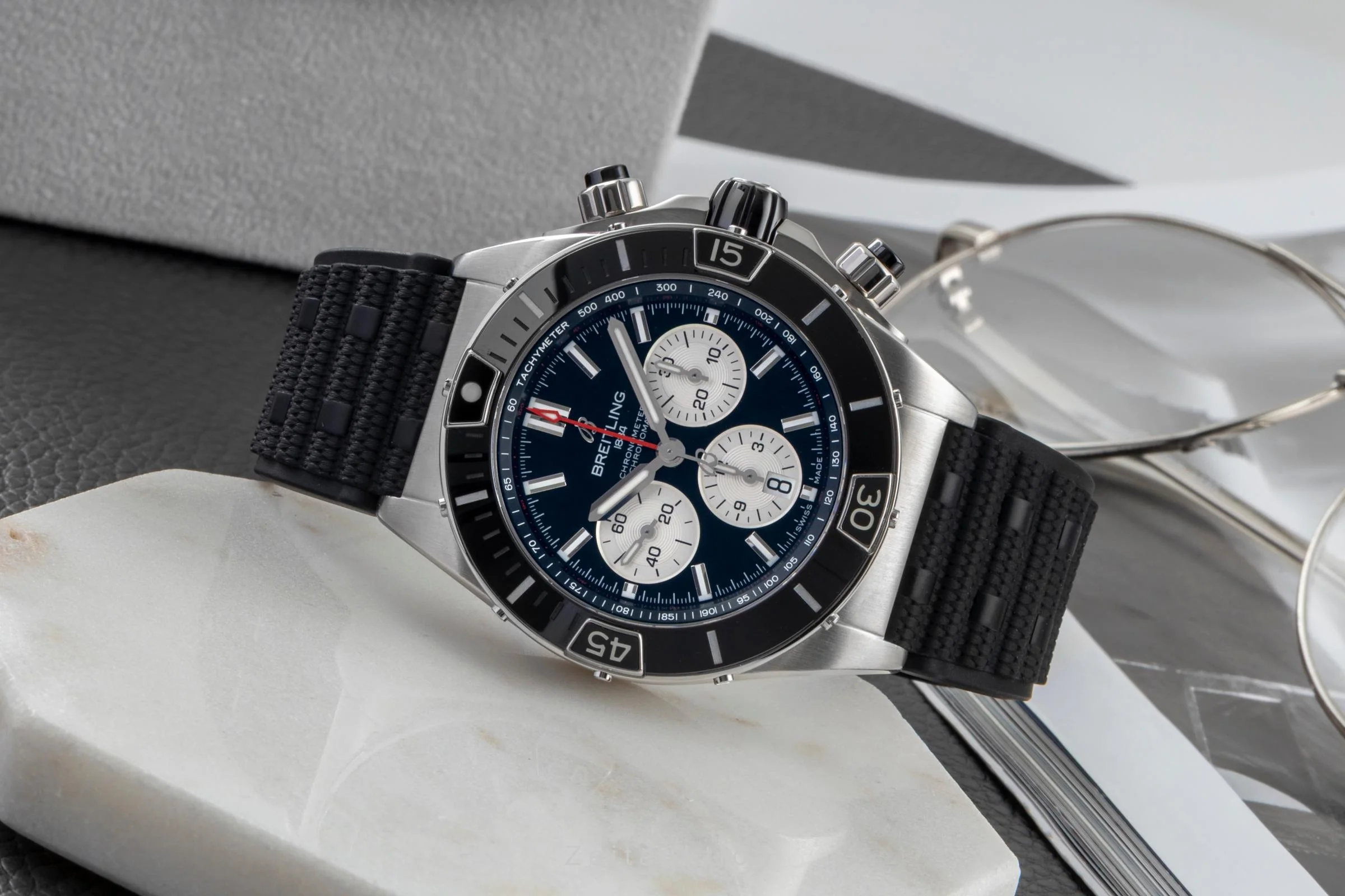 Breitling Chronomat 44 chronograph steel automatic men's watch AB0136251B1S1 LP: 10000EUR  [2600258] - Image 3