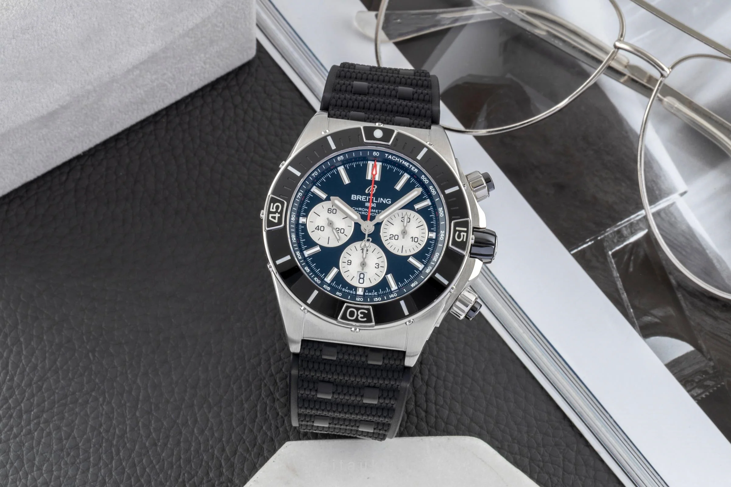 Breitling Chronomat 44 chronograph steel automatic men's watch AB0136251B1S1 LP: 10000EUR  [2600258] - Image 4