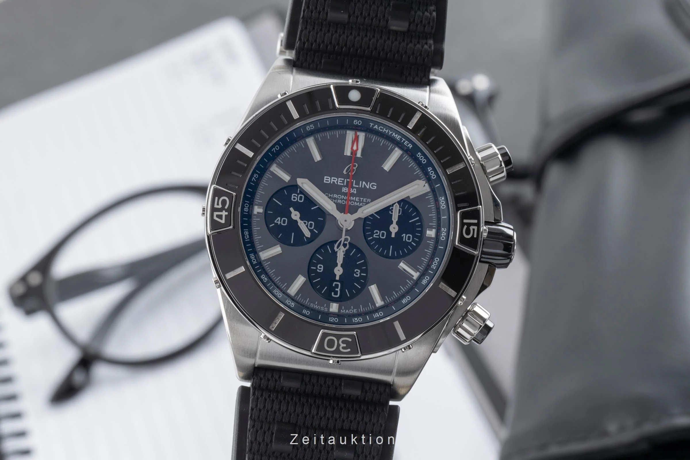 Breitling Chronomat 44 chronograph steel automatic men's watch AB0136251B2S1 LP: 9850EUR  [2503350] - Image 2