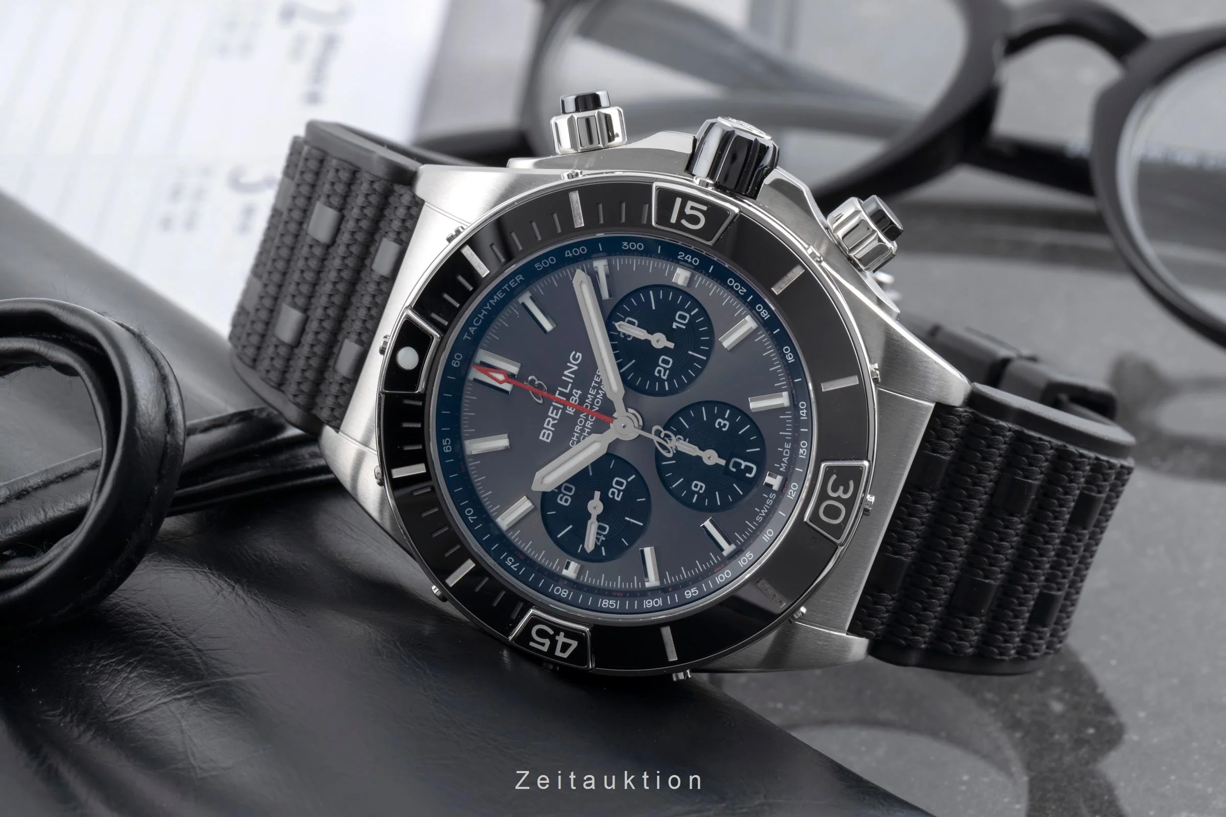 Breitling Chronomat 44 chronograph steel automatic men's watch AB0136251B2S1 LP: 9850EUR  [2503350] - Image 3