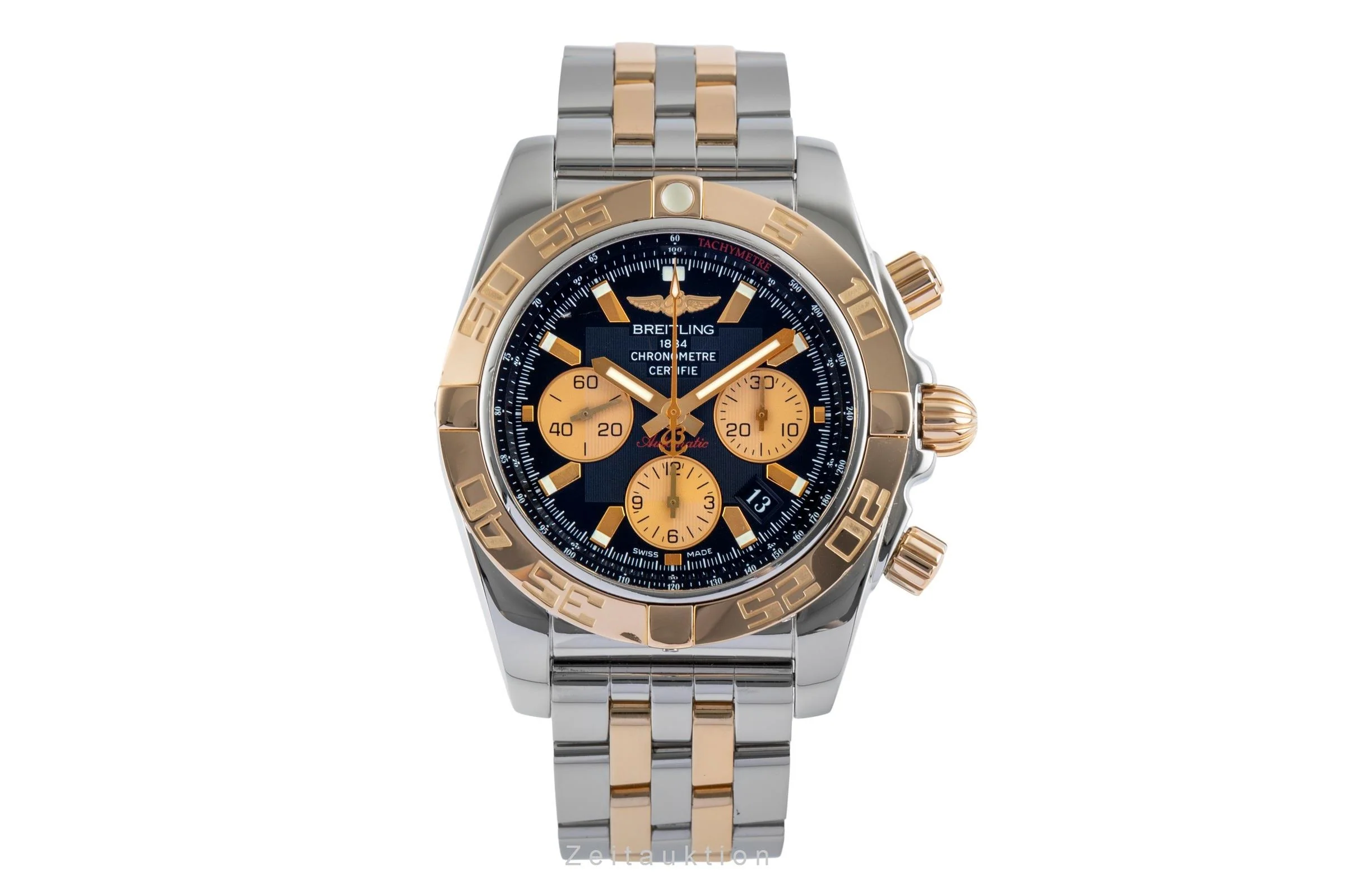 Breitling Chronomat 44 chronograph steel / gold automatic men's watch CB0110  [2502936] - Image 5
