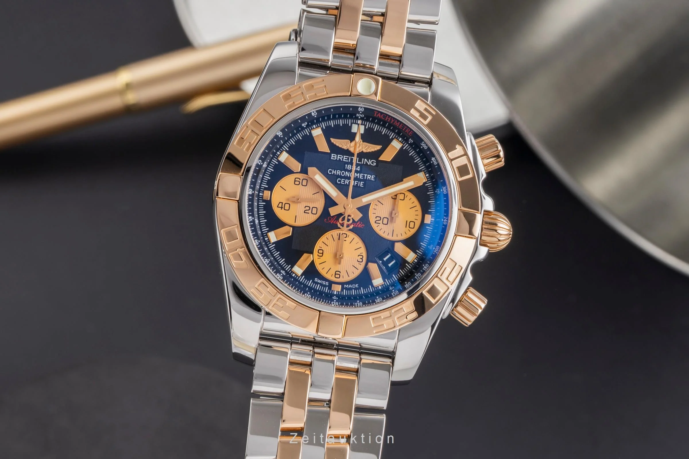 Breitling Chronomat 44 chronograph steel / gold automatic men's watch CB011012/B968  [2505520] - Image 2