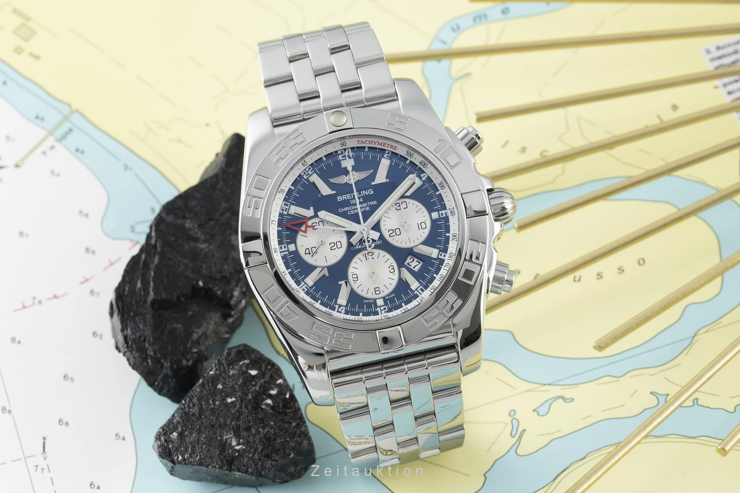 Breitling Chronomat 47 GMT chronograph steel automatic men's watch AB0410  [2203870] - Image 3