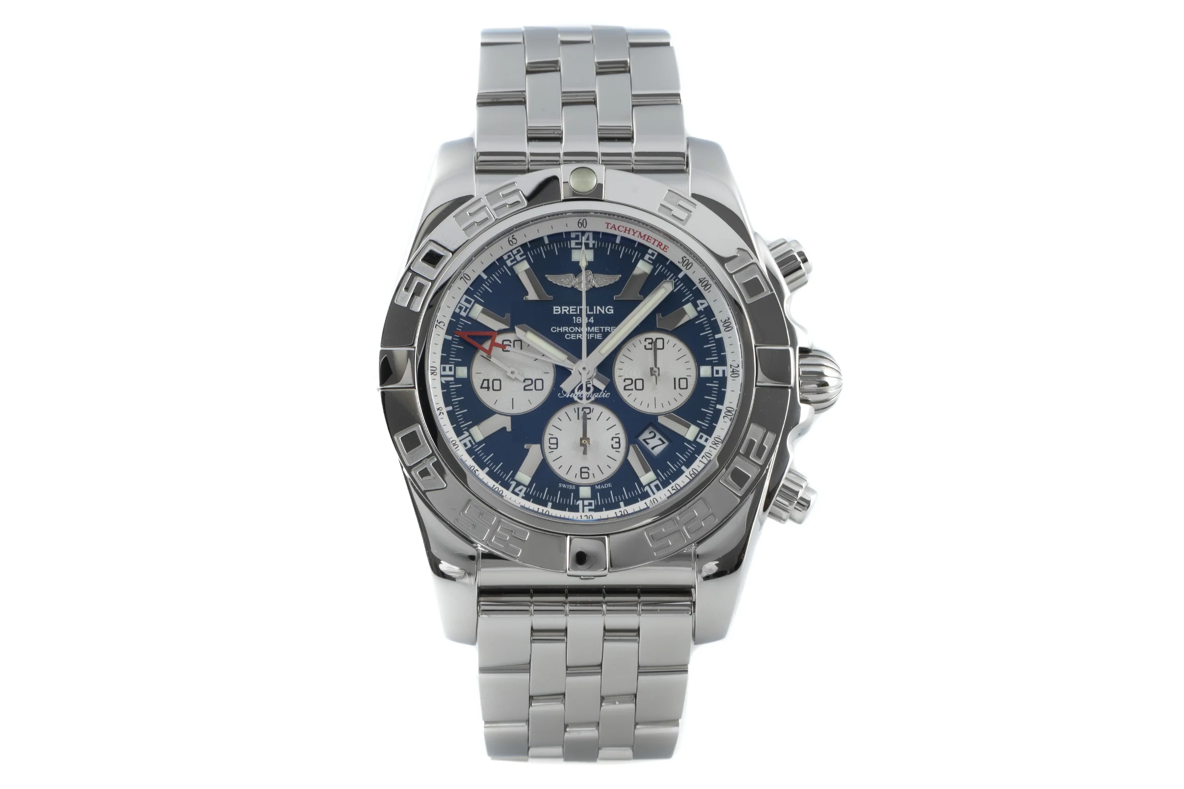Breitling Chronomat 47 GMT chronograph steel automatic men's watch AB0410  [2203870] - Image 4