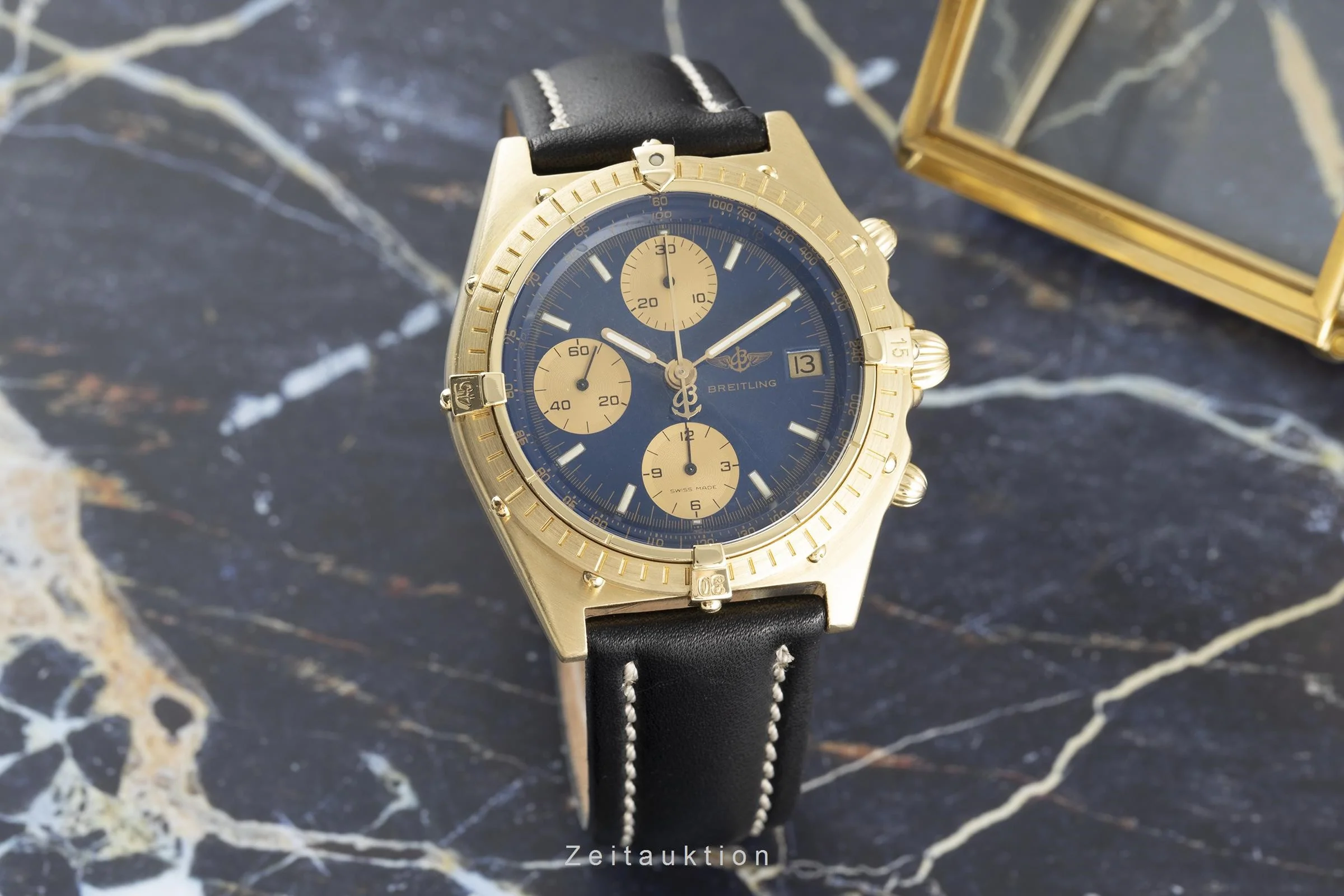 Breitling Chronomat chronograph 18 ct gold automatic men's watch 81950 LP: 19000EUR  [2110506] - Image 3