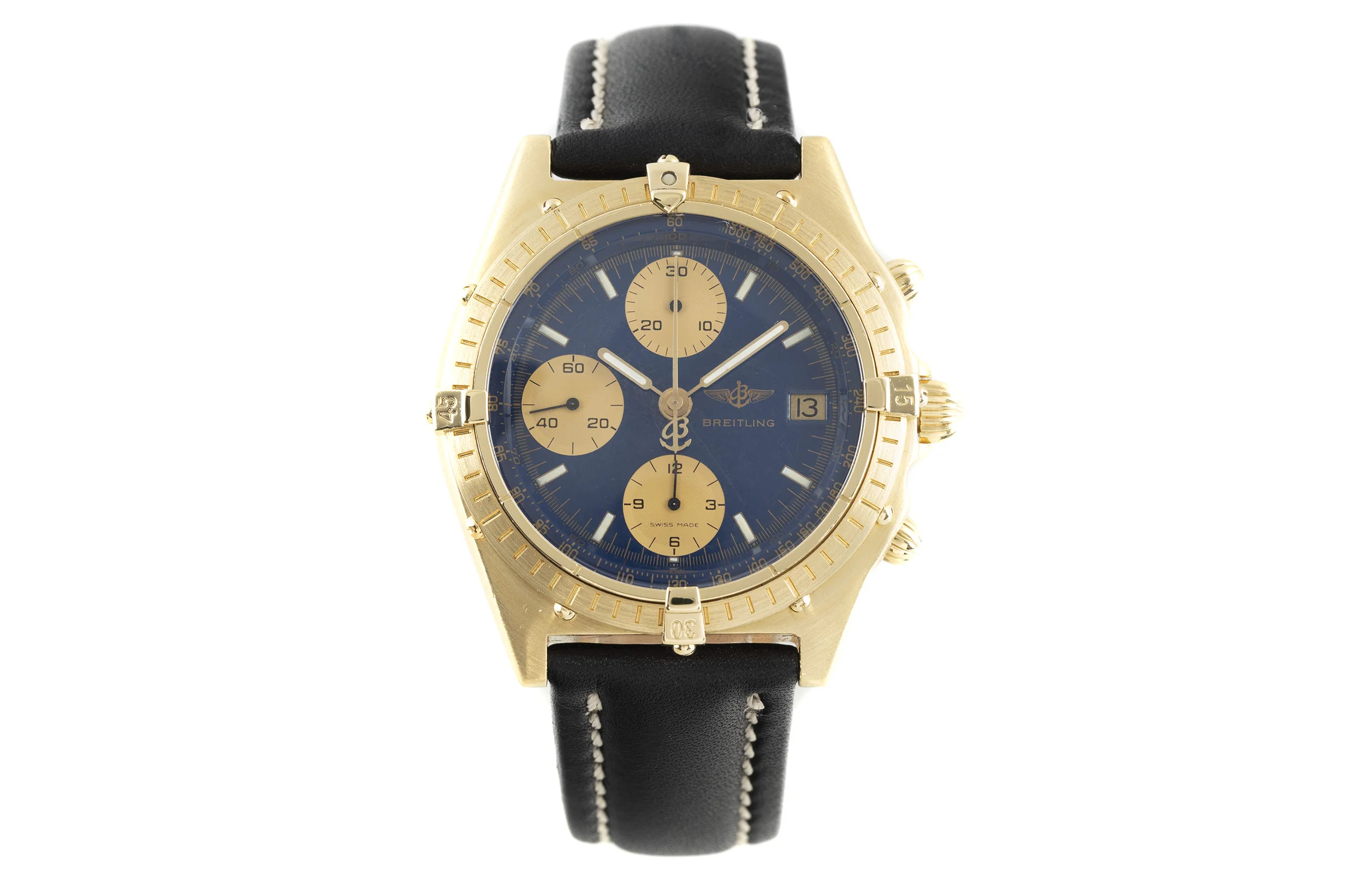 Breitling Chronomat chronograph 18 ct gold automatic men's watch 81950 LP: 19000EUR  [2110506] - Image 4