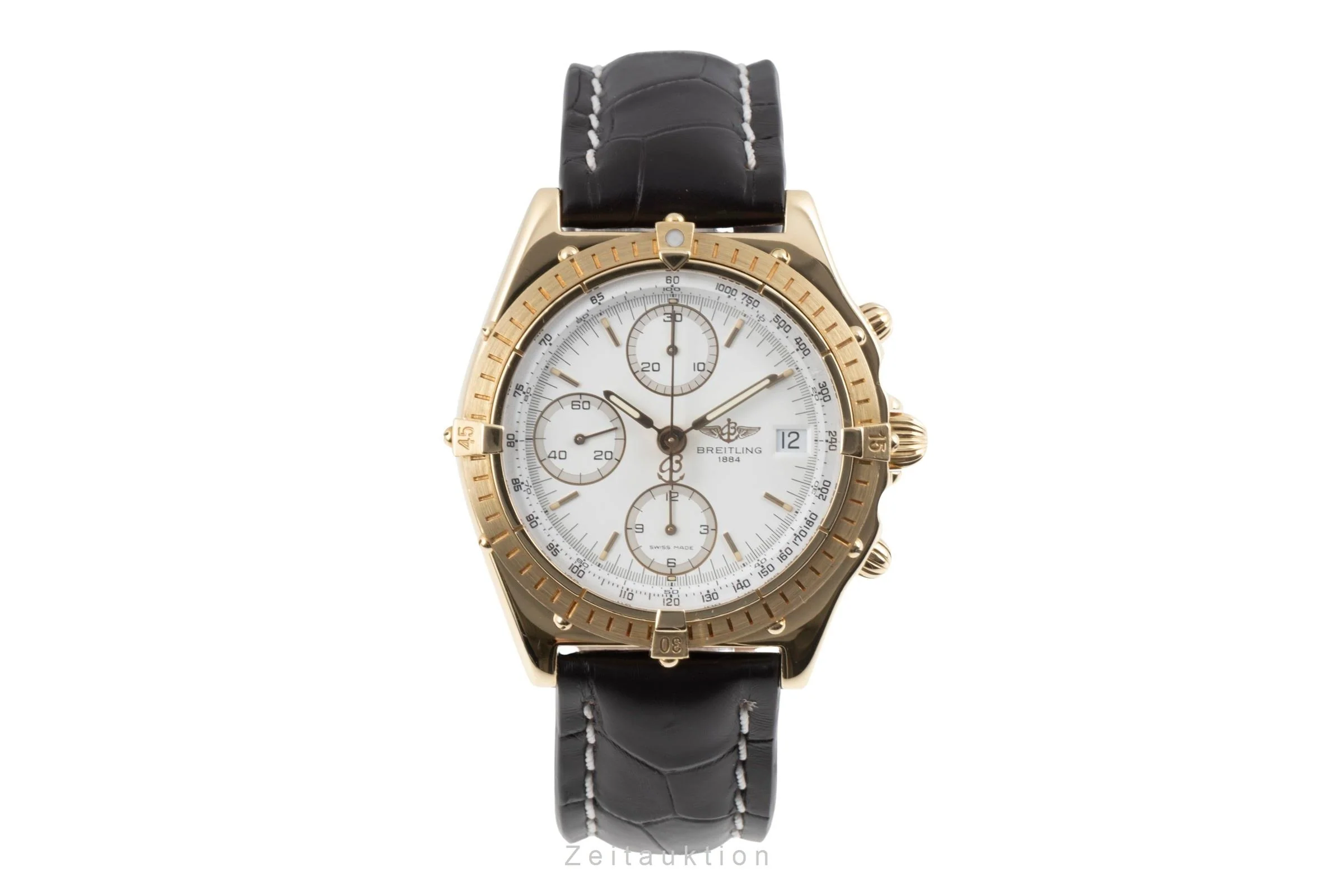 Breitling Chronomat chronograph 18 ct gold automatic men's watch 81950  K13047  [2505802] - Image 5