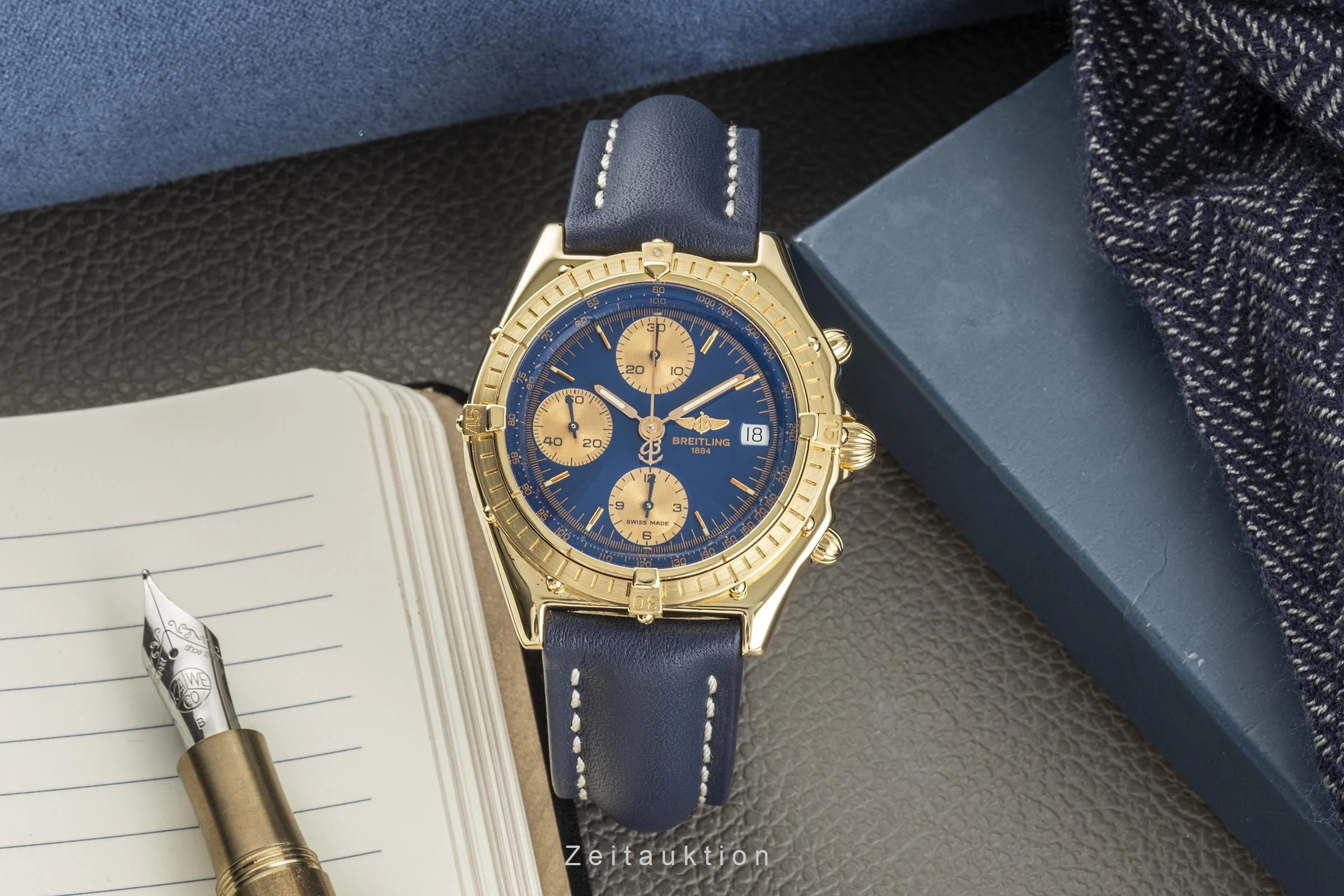 Breitling Chronomat chronograph 18 ct gold automatic men's watch K13047  [2303733] - Image 3