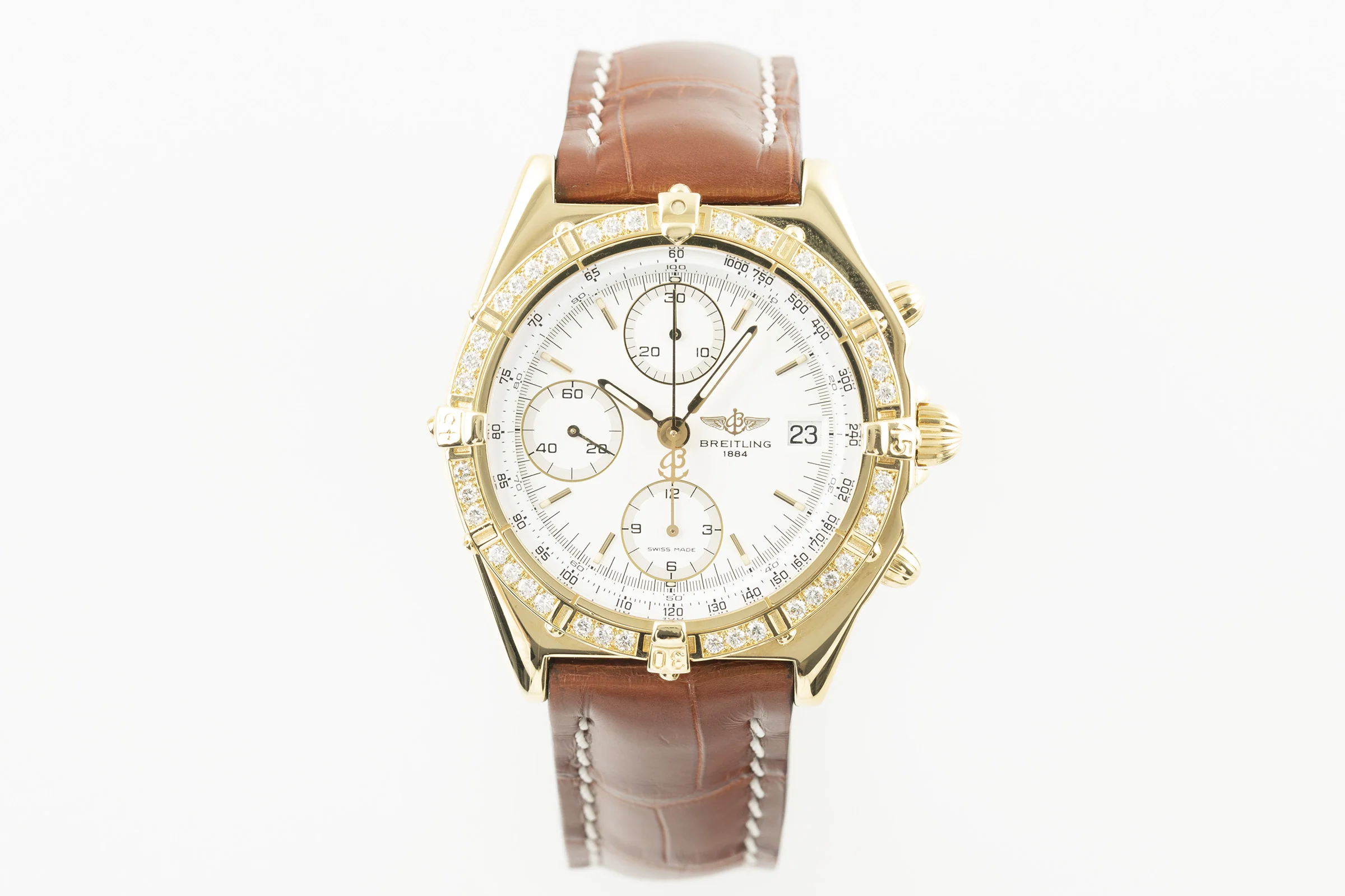 Breitling Chronomat chronograph 18 ct gold automatic men's watch K13048  [2201156] - Image 4