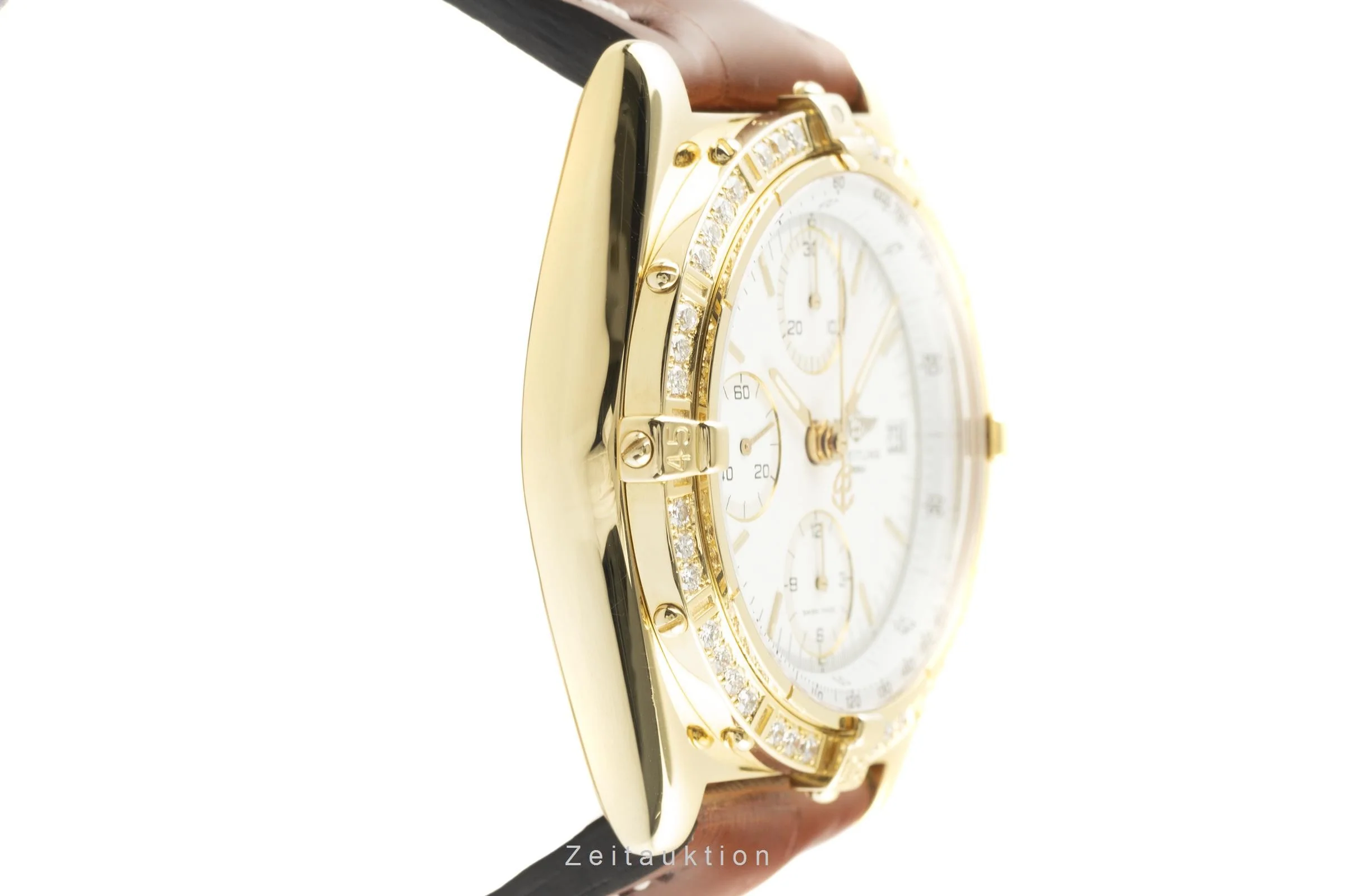 Breitling Chronomat chronograph 18 ct gold automatic men's watch K13048  [2201156] - Image 7