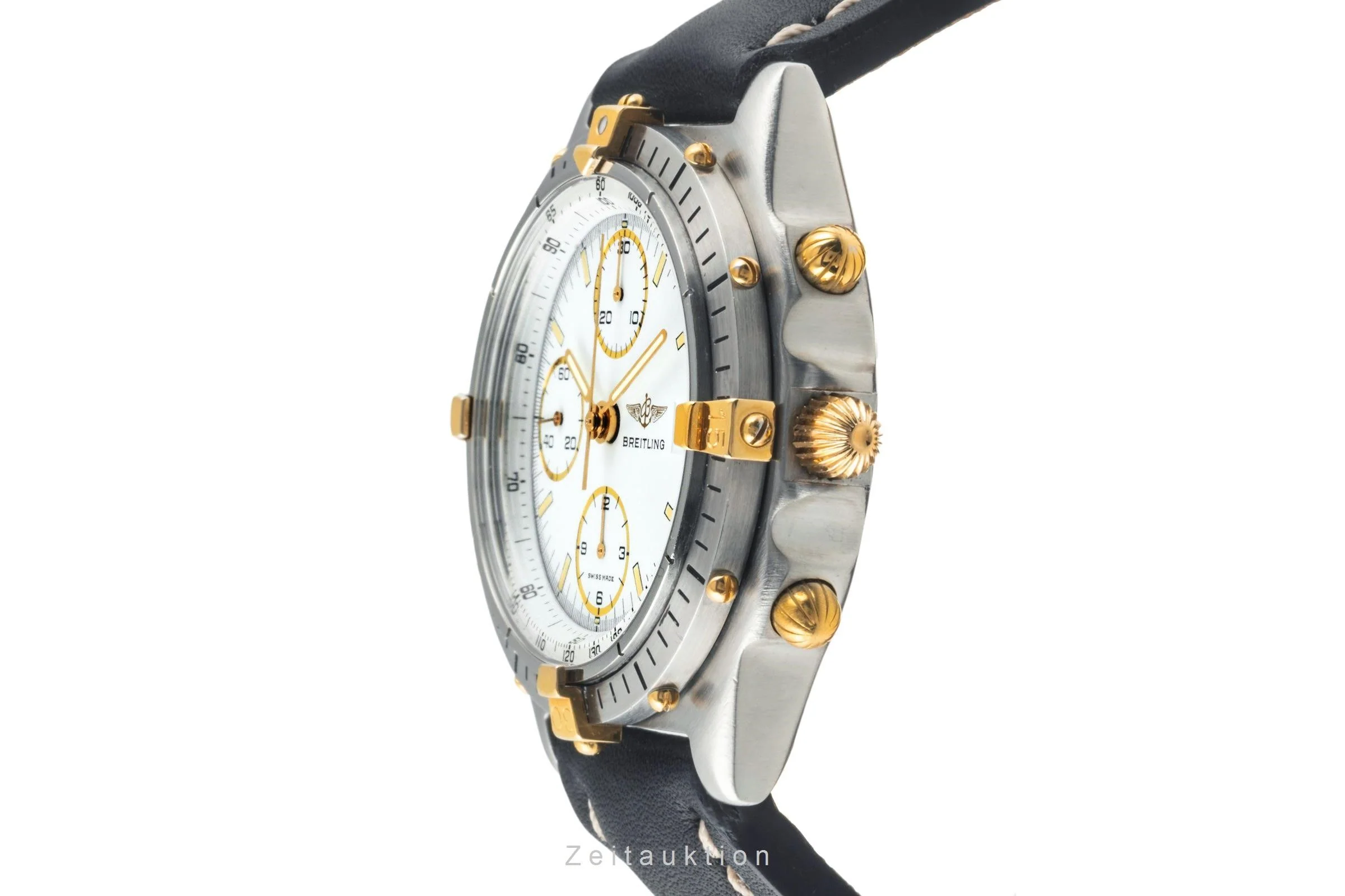 Breitling Chronomat chronograph gilt / steel automatic men's watch 81.950 Vintage  [2400497] - Image 6