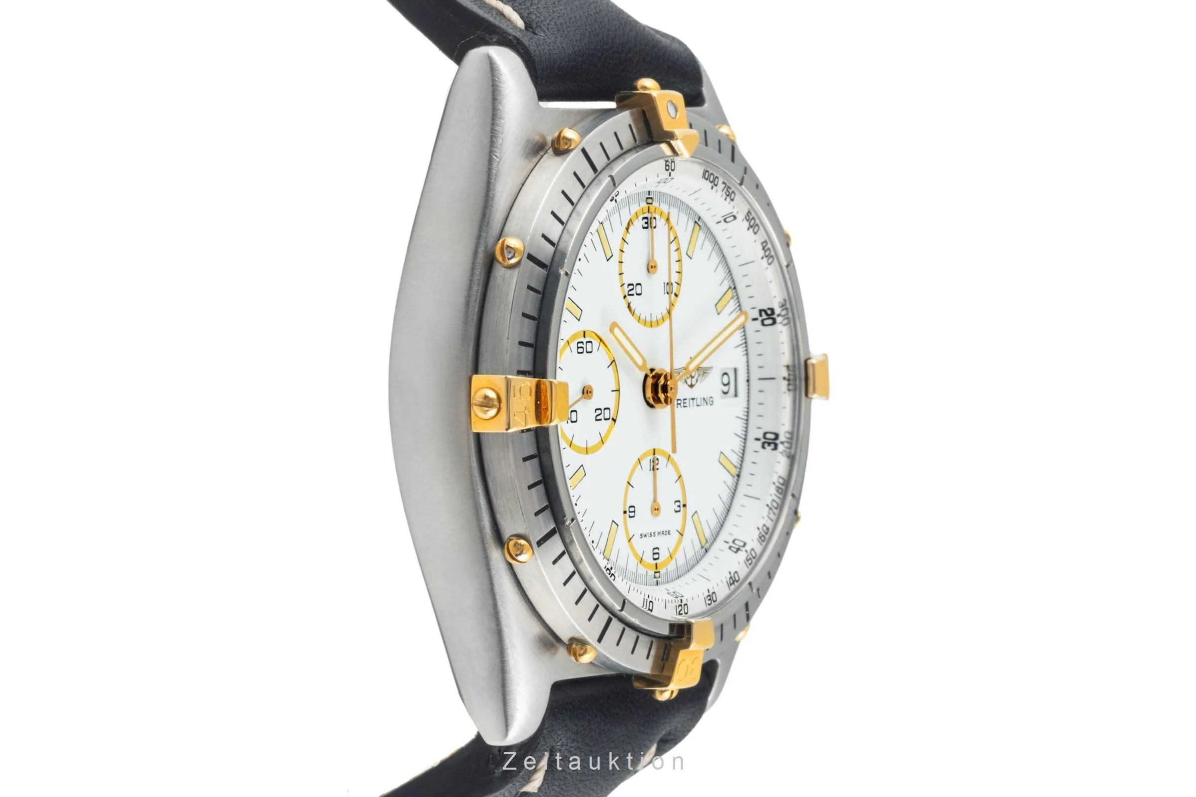 Breitling Chronomat chronograph gilt / steel automatic men's watch 81.950 Vintage  [2400497] - Image 7