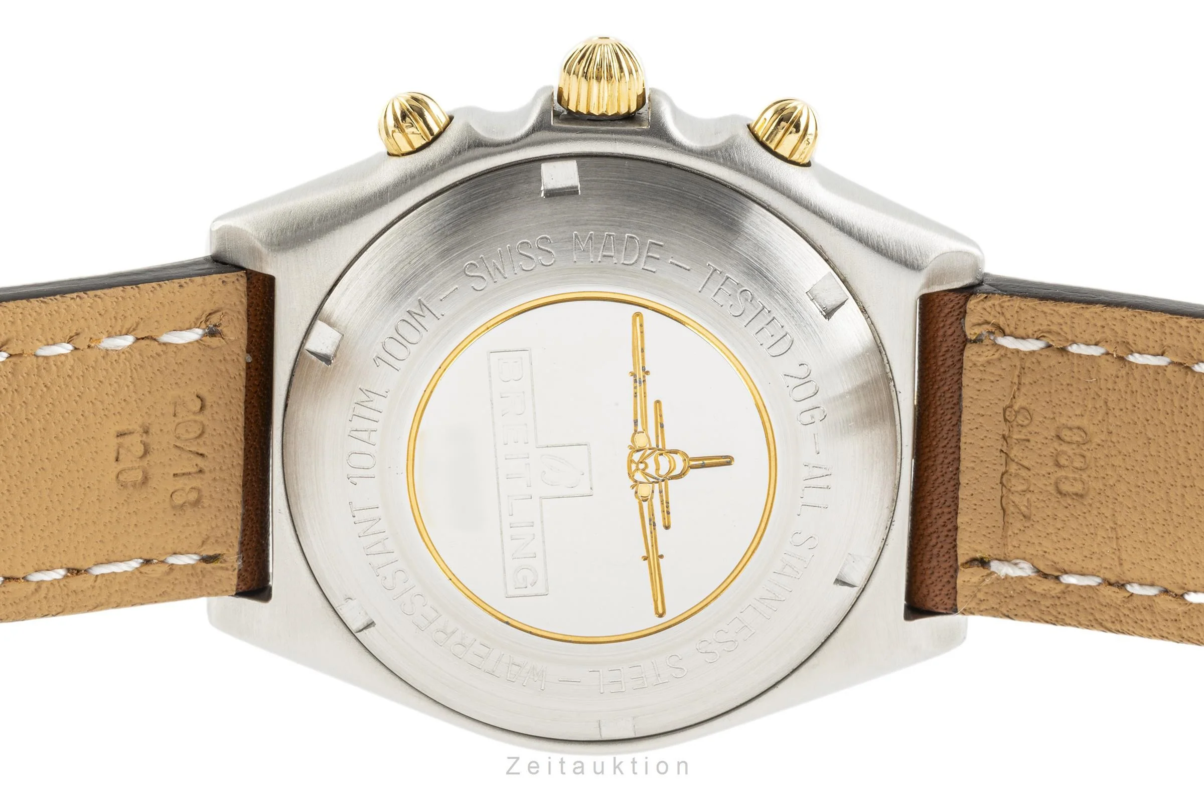 Breitling Chronomat chronograph gilt / steel automatic men's watch 81950  [2301510] - Image 10