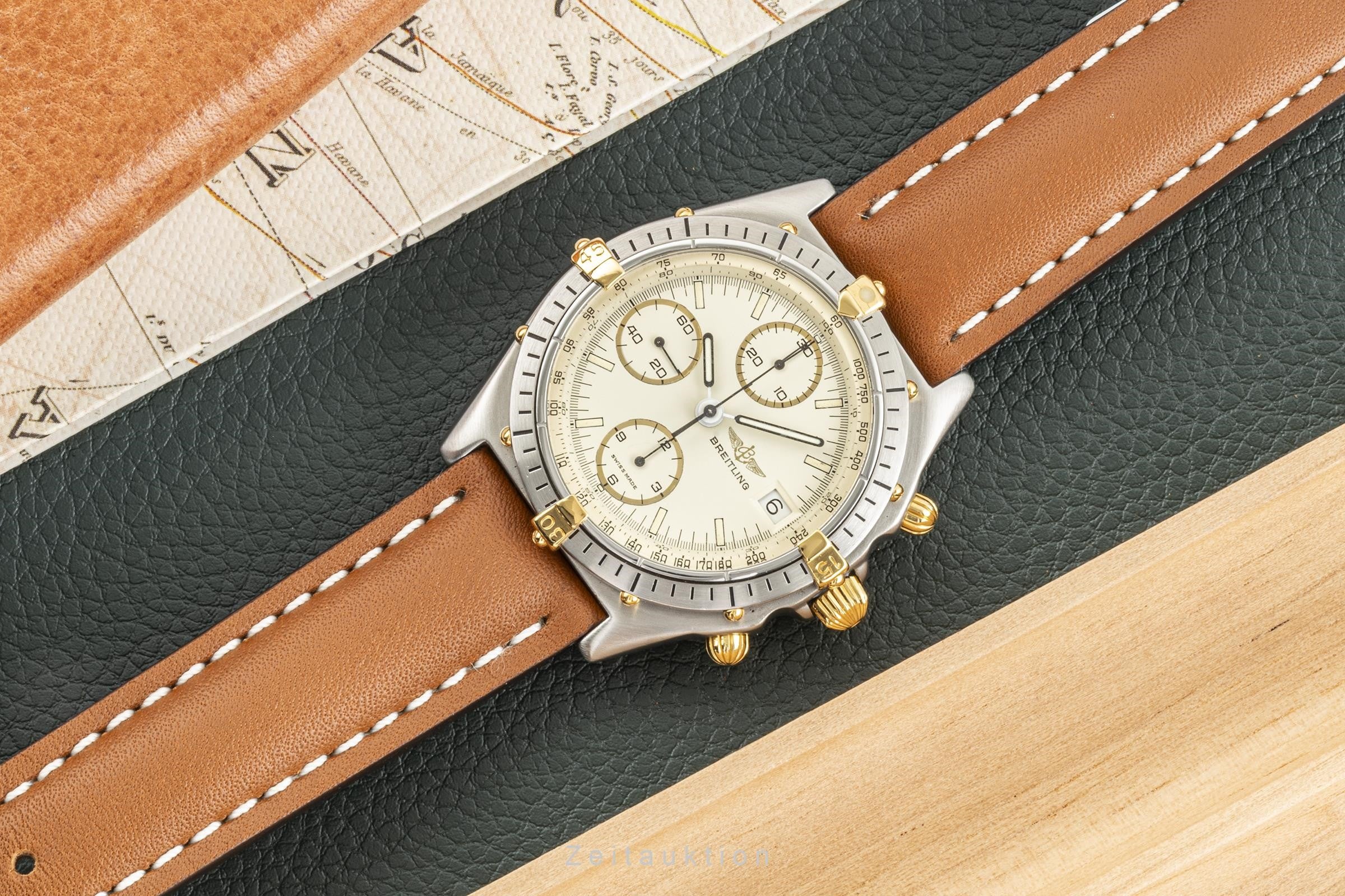 Breitling Chronomat chronograph gilt / steel automatic men's watch 81950  [2301510] - Image 2