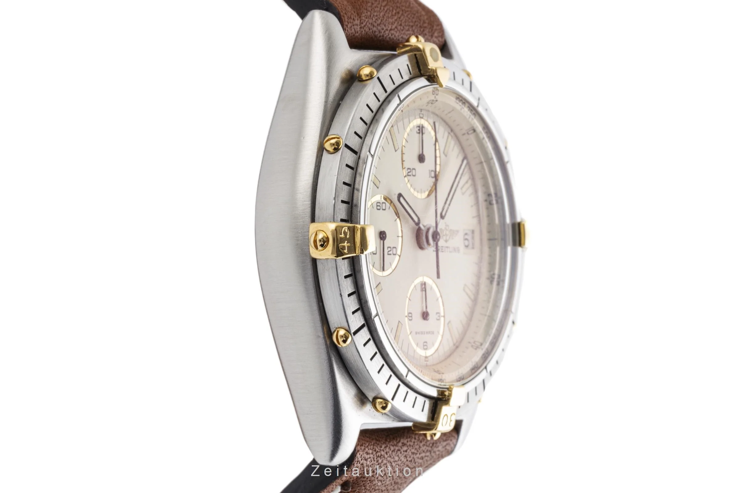 Breitling Chronomat chronograph gilt / steel automatic men's watch 81950  [2301510] - Image 7