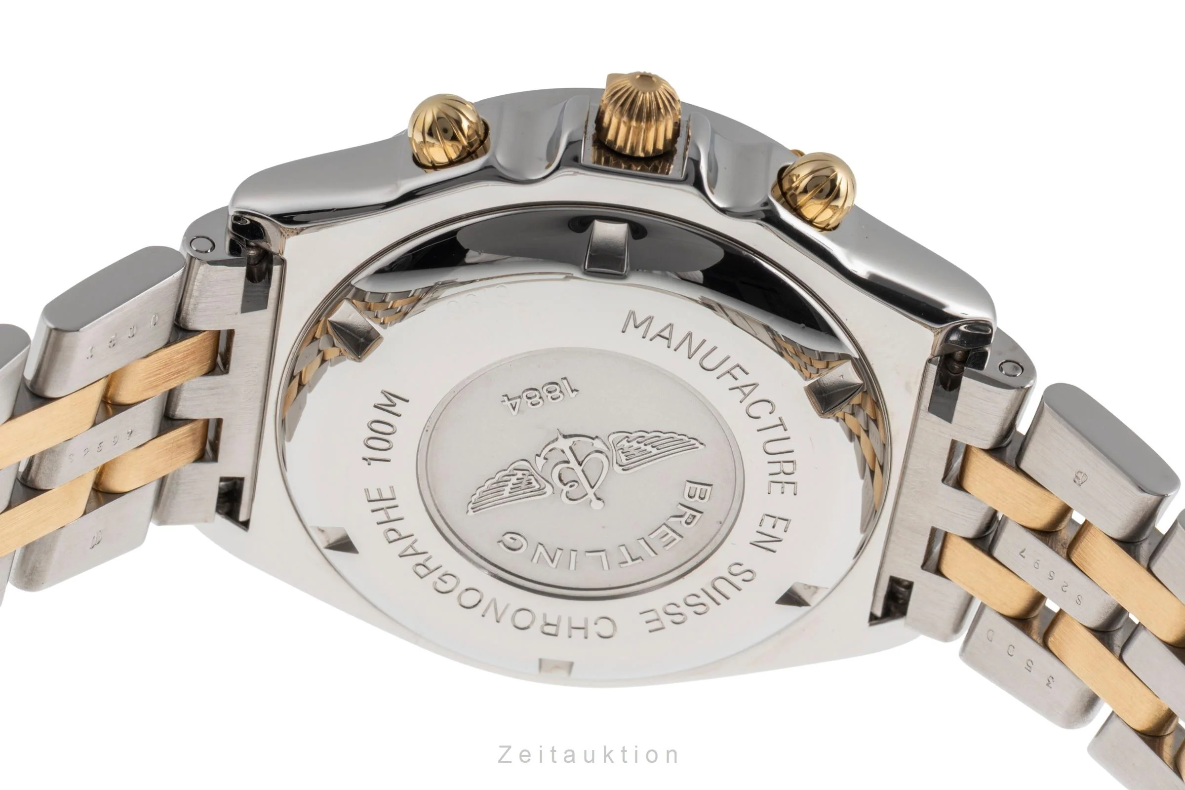 Breitling Chronomat chronograph gilt / steel automatic men's watch 81950  [2502052] - Image 11