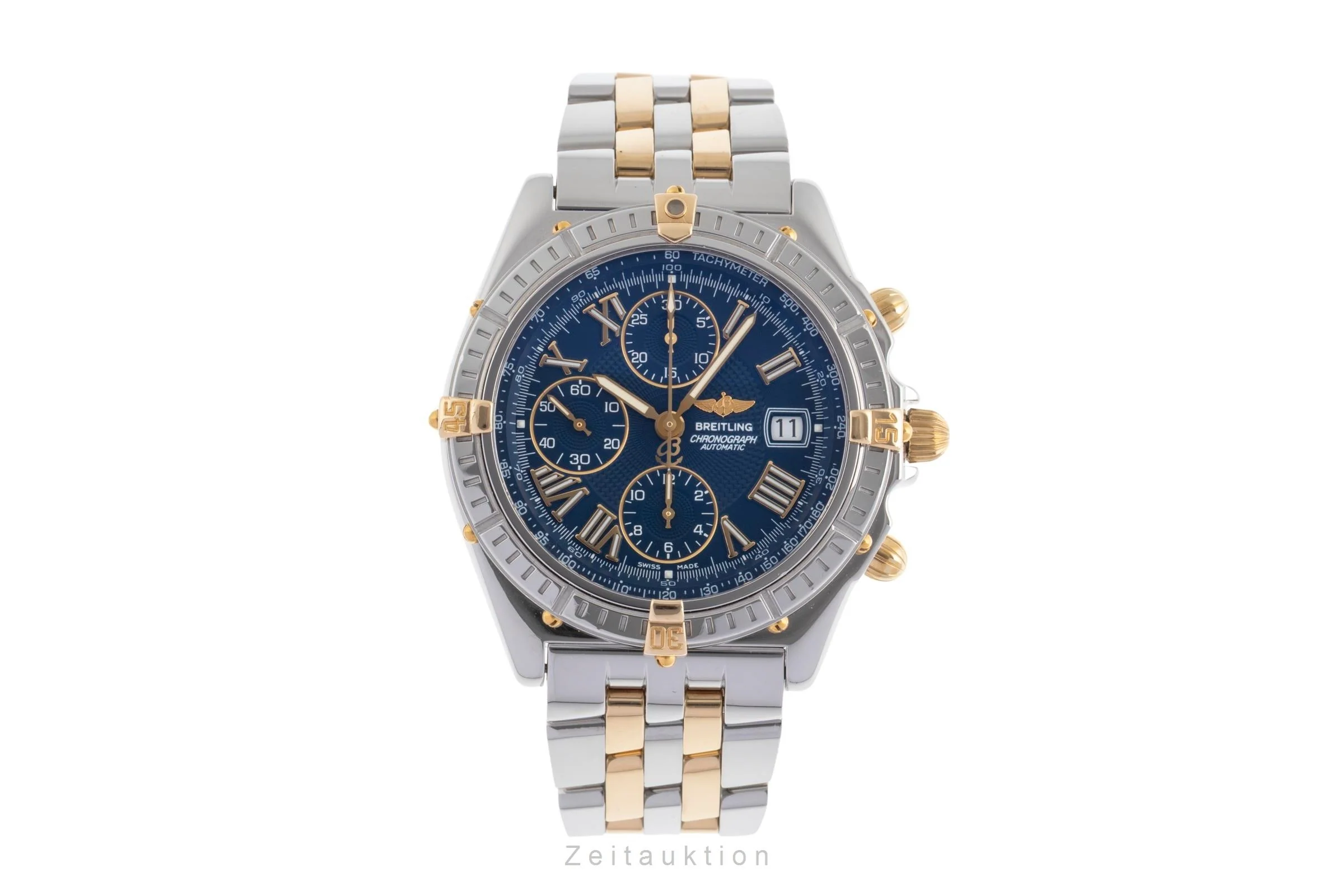 Breitling Chronomat chronograph gilt / steel automatic men's watch 81950  [2502052] - Image 5