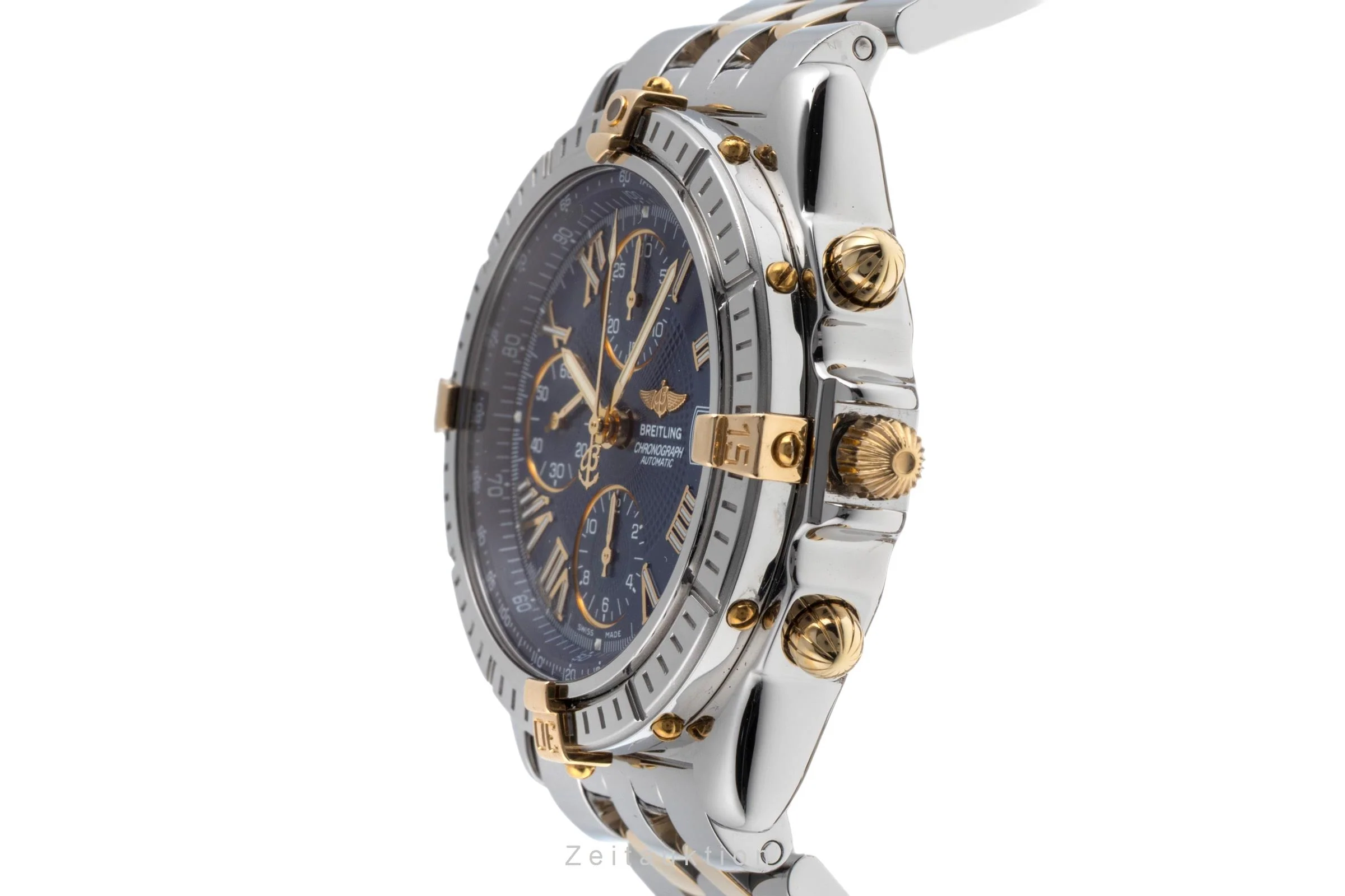 Breitling Chronomat chronograph gilt / steel automatic men's watch 81950  [2502052] - Image 7