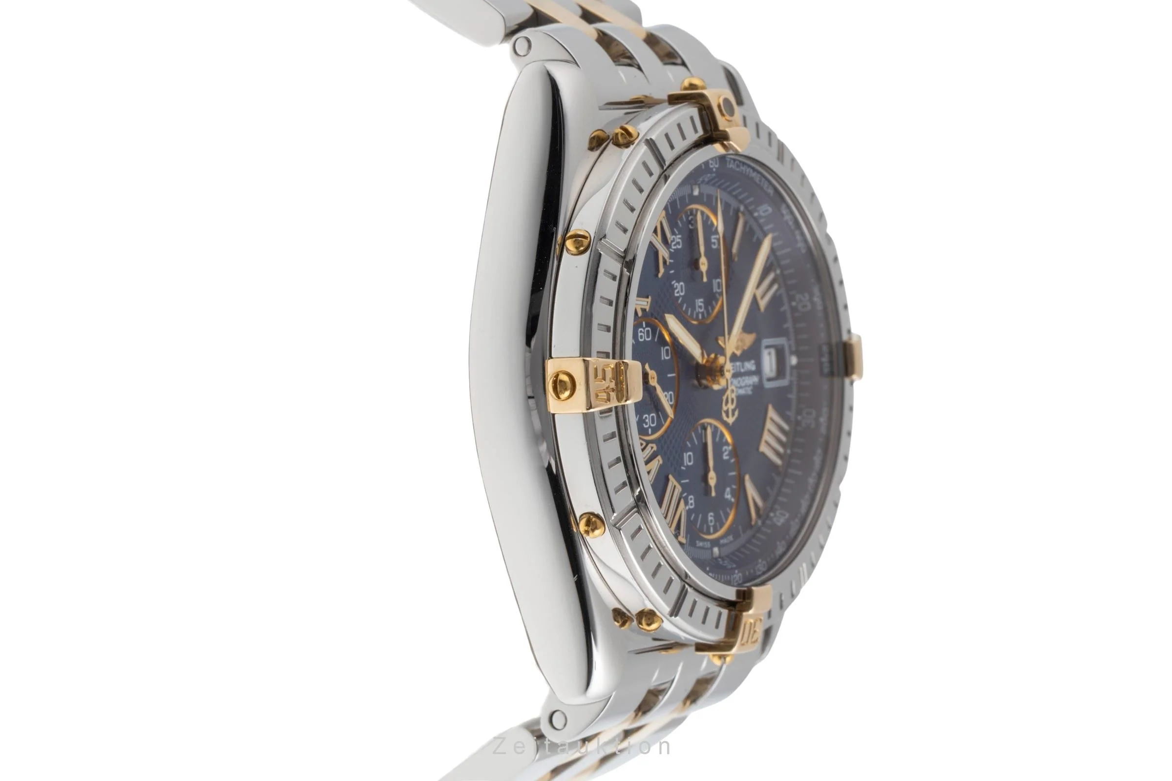 Breitling Chronomat chronograph gilt / steel automatic men's watch 81950  [2502052] - Image 8